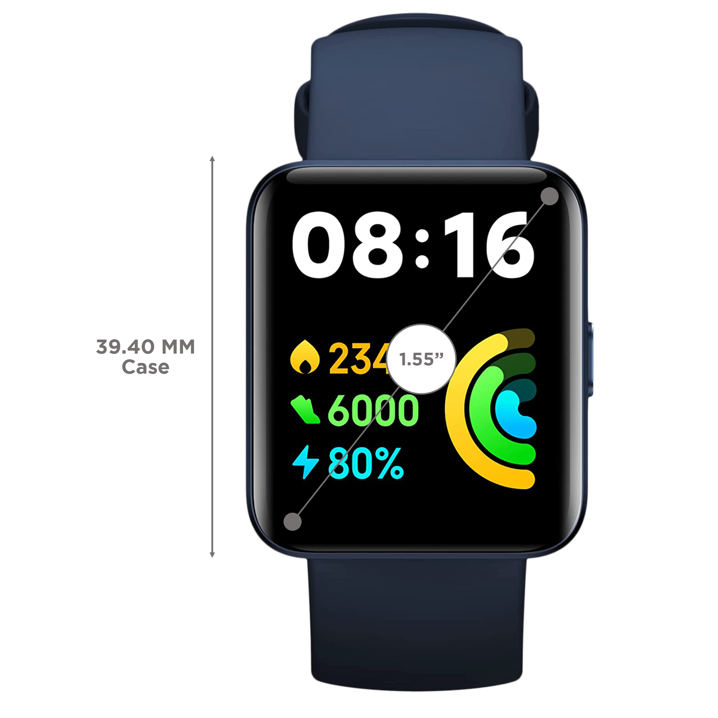 Redmi Watch 2 Lite Smartwatch with Activity Tracker (39.4mm TFT Display, 5 ATM Water Resistant, Blue Strap) Redmi Watch 2 Lite Smartwatch with Activity Tracker (39.4mm TFT Display, 5 ATM Water Resistant, Blue Strap)_3
