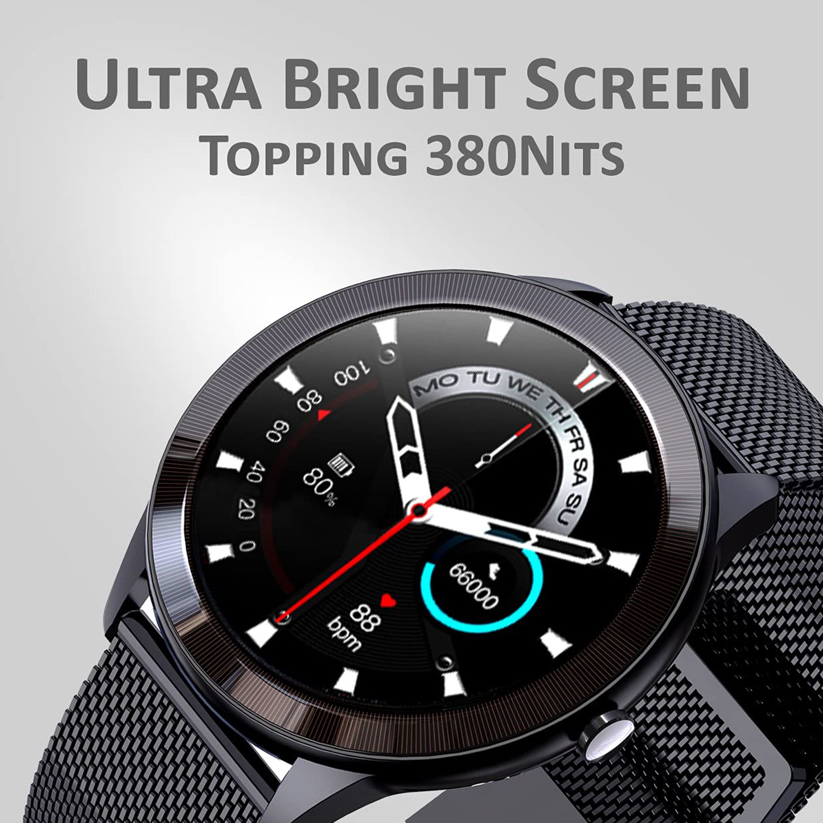 maxima Max Pro X4 Smartwatch with Activity Tracker (33.02mm IPS TFT Display, IP68 Water Resistant, Mesh Black Strap) maxima Max Pro X4 Smartwatch with Activity Tracker (33.02mm IPS TFT Display, IP68 Water Resistant, Mesh Black Strap)_6