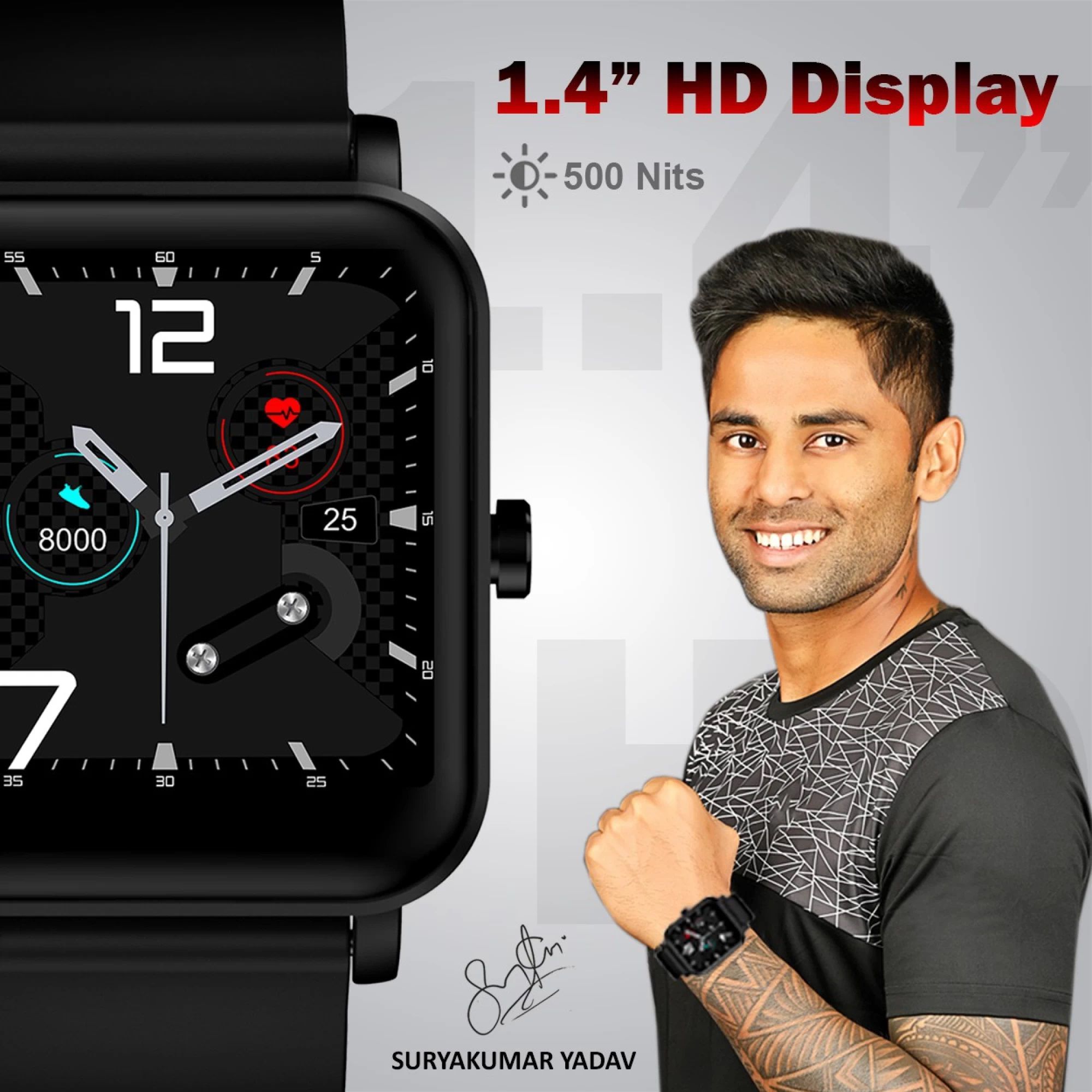 maxima Max Pro X1 Smartwatch with Activity Tracker (35mm IPS TFT Display, 3ATM Water Resistant, Midnight Black Strap)_4