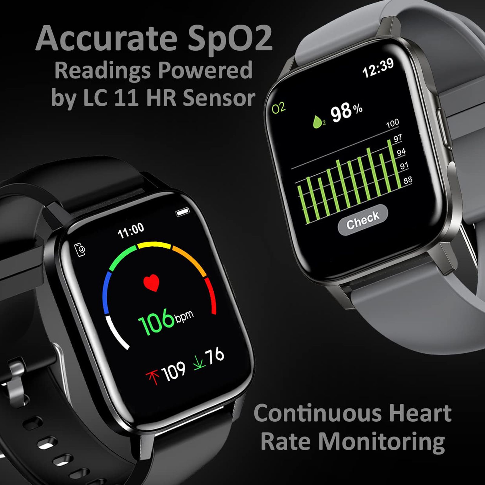 maxima Max Pro X5 Smartwatch with Activity Tracker (43mm Color IPS Display, IP68 Water Resistant, Black Strap)_7