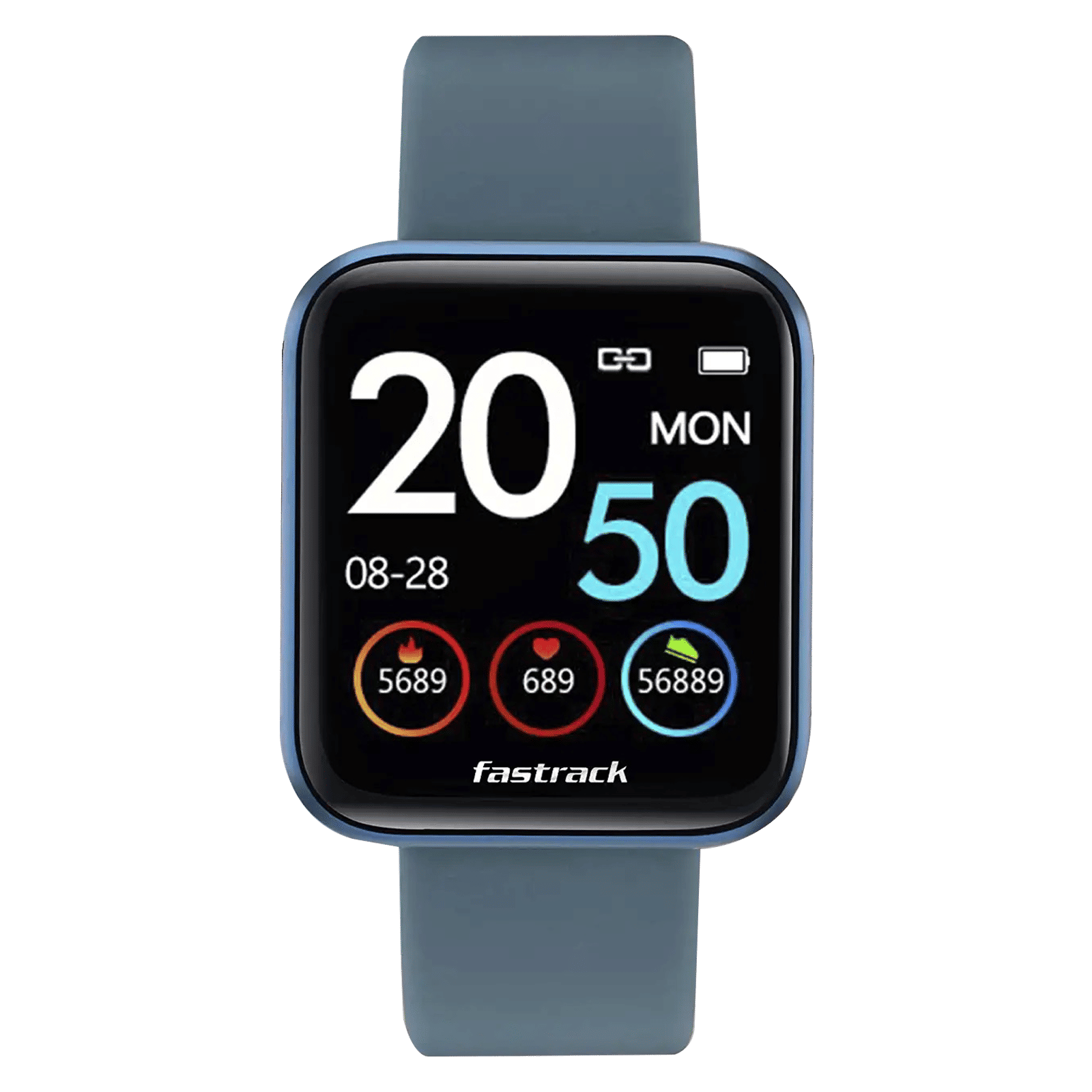 fastrack Reflex Slay Smartwatch with Camera & Music Control (35.56mm Ultra Vu Display, Sweat Resistant, Blue Strap) fastrack Reflex Slay Smartwatch with Camera & Music Control (35.56mm Ultra Vu Display, Sweat Resistant, Blue Strap)_1