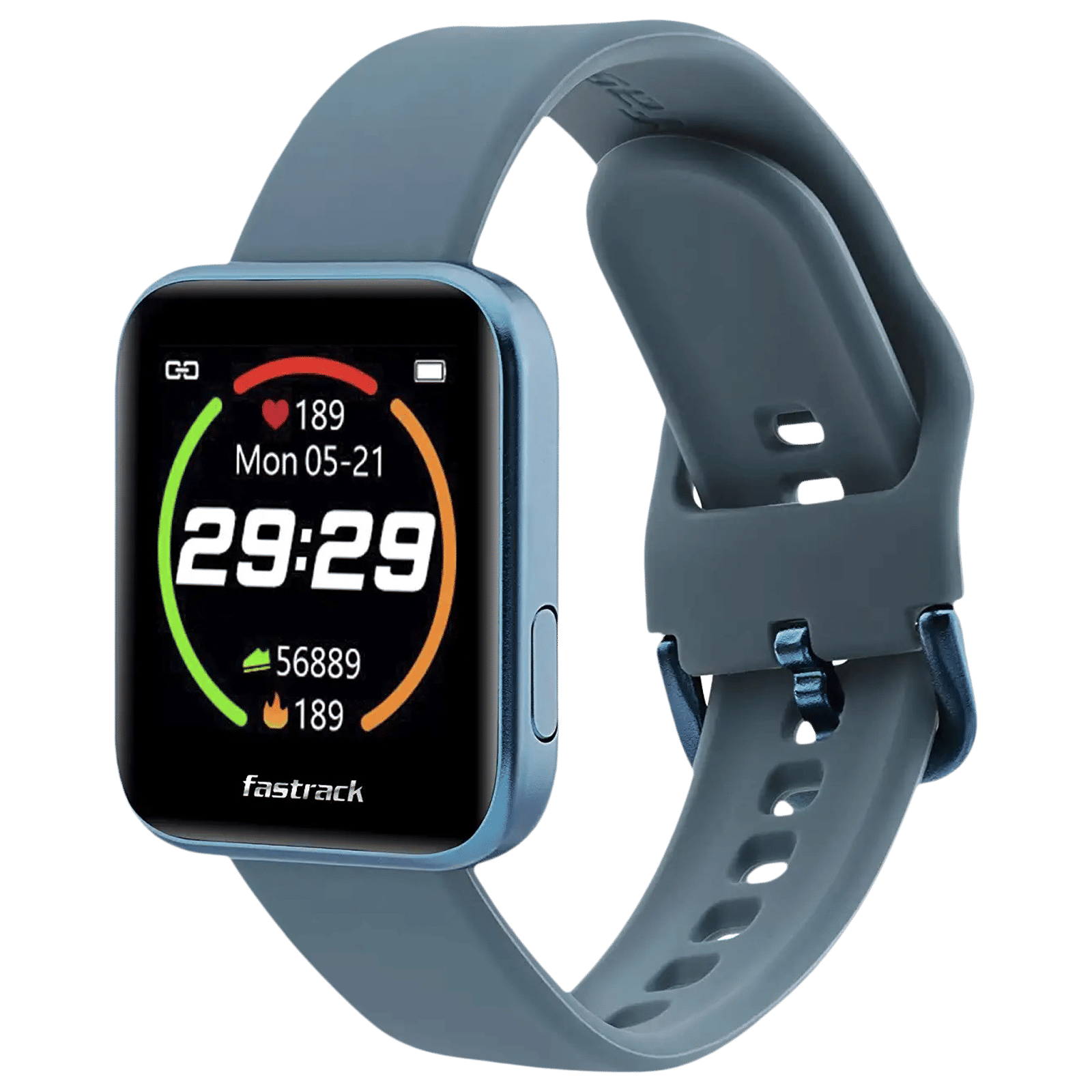 fastrack Reflex Slay Smartwatch with Camera & Music Control (35.56mm Ultra Vu Display, Sweat Resistant, Blue Strap) fastrack Reflex Slay Smartwatch with Camera & Music Control (35.56mm Ultra Vu Display, Sweat Resistant, Blue Strap)_4