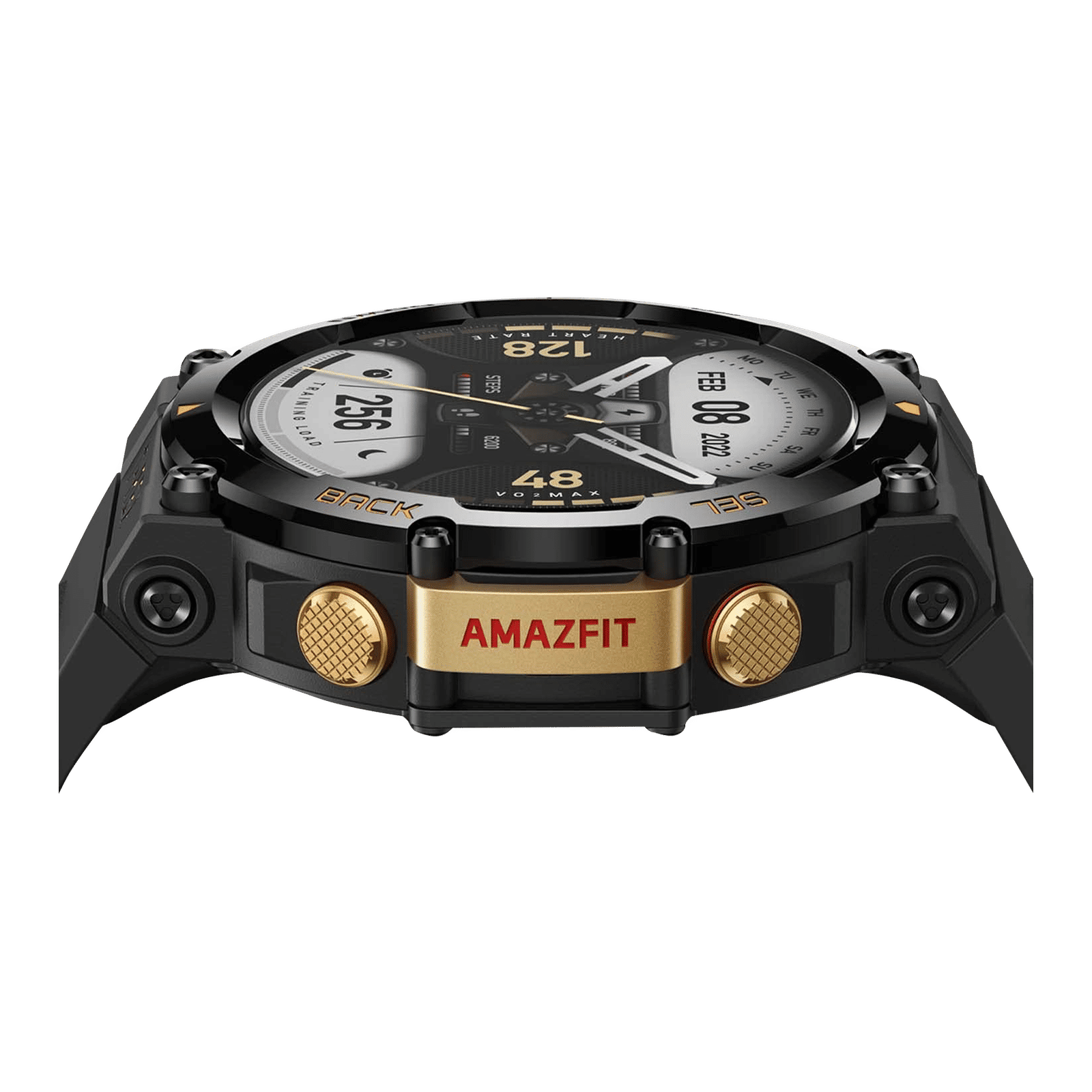 amazfit T-Rex 2 Smartwatch with Activity Tracker (35.3mm AMOLED Display, 10ATM Water Resistant, Astro Black Gold Strap) amazfit T-Rex 2 Smartwatch with Activity Tracker (35.3mm AMOLED Display, 10ATM Water Resistant, Astro Black Gold Strap)_5