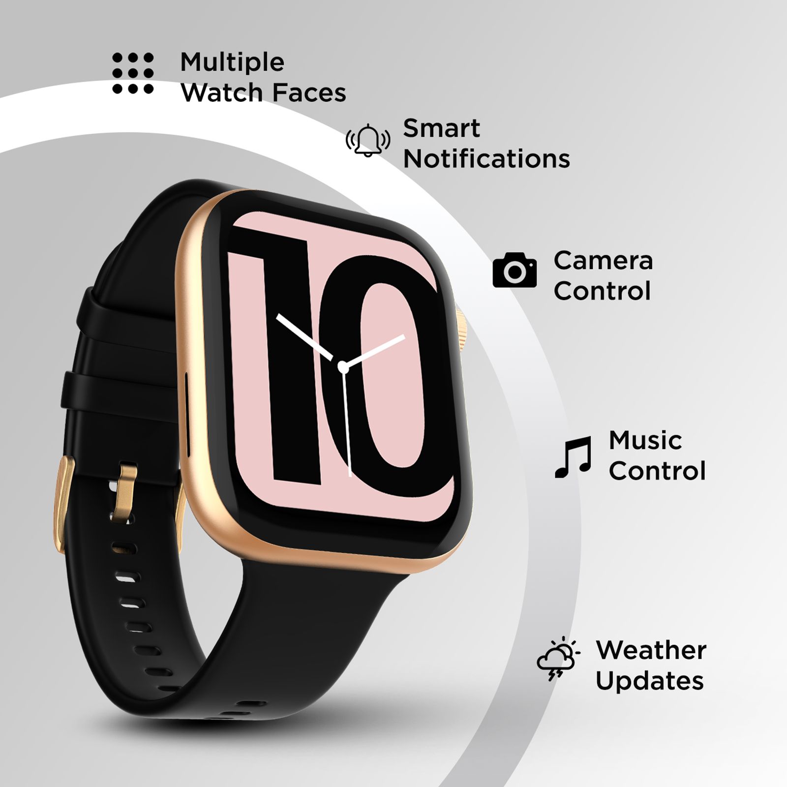 FIRE-BOLTT Ring 3 BSW043 Smartwatch with Bluetooth Calling (45mm HD Display, IP67 Water Resistant, Black Strap)_13