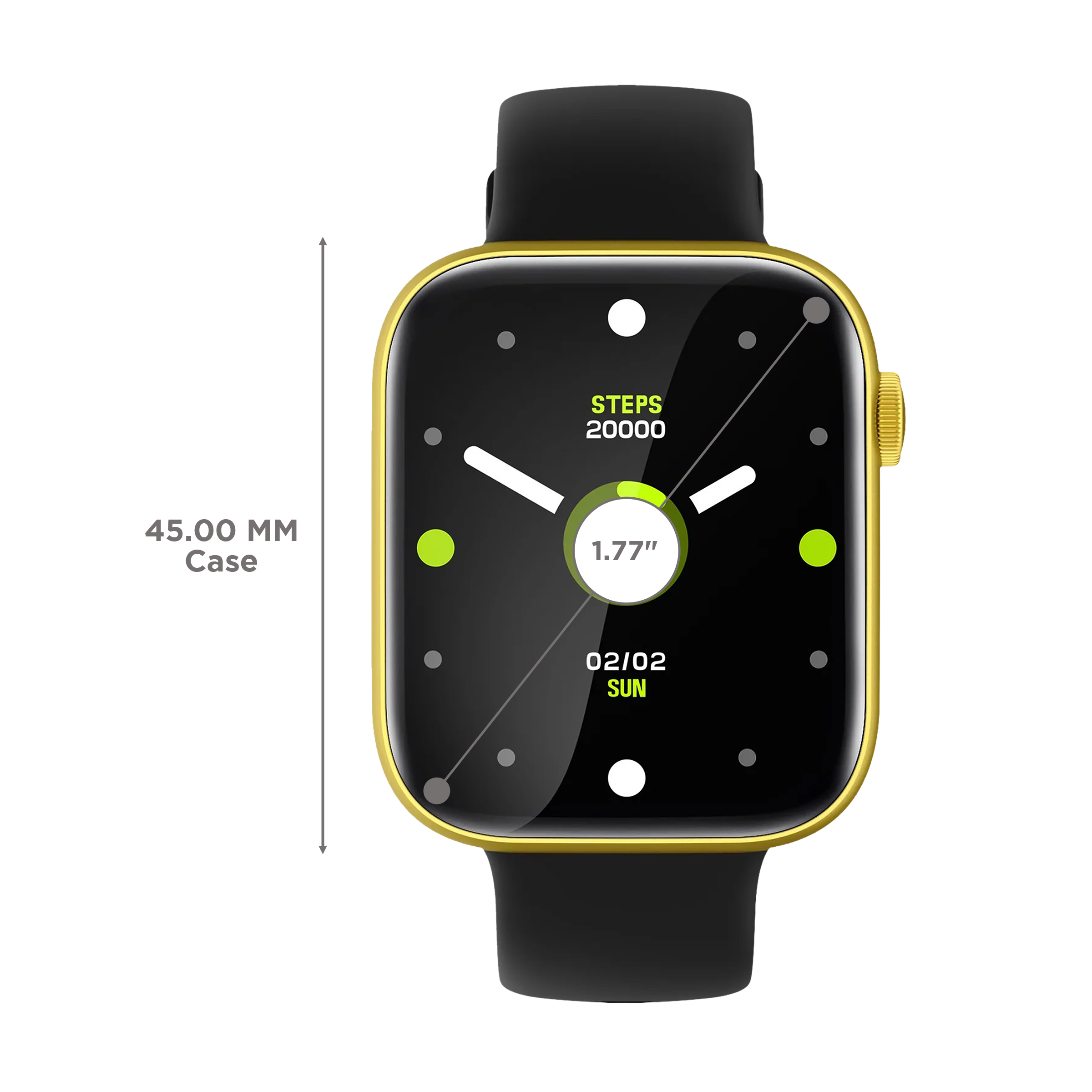 FIRE-BOLTT Ring 3 BSW043 Smartwatch with Bluetooth Calling (45mm HD Display, IP67 Water Resistant, Black Strap)_3