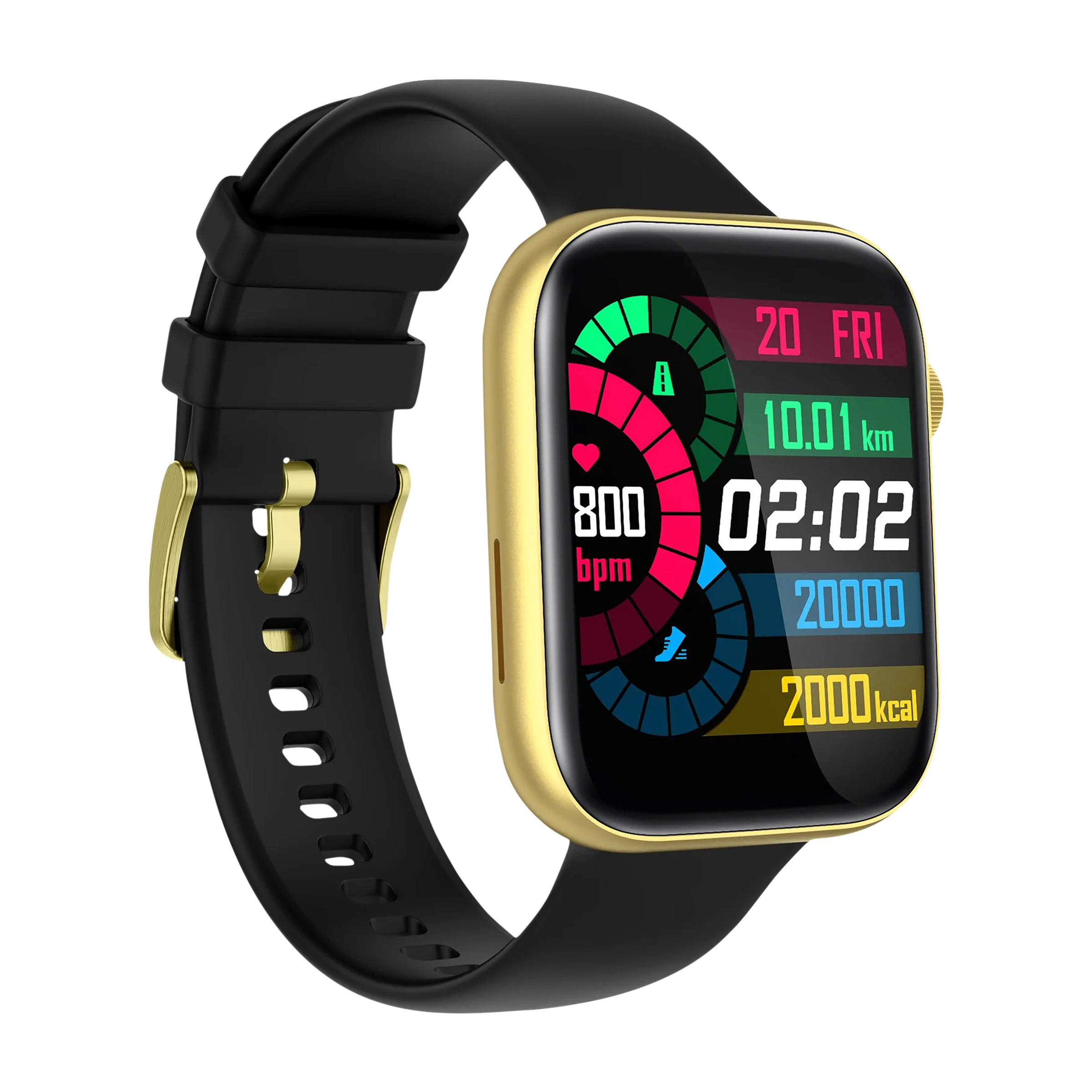 FIRE-BOLTT Ring 3 BSW043 Smartwatch with Bluetooth Calling (45mm HD Display, IP67 Water Resistant, Black Strap)_5