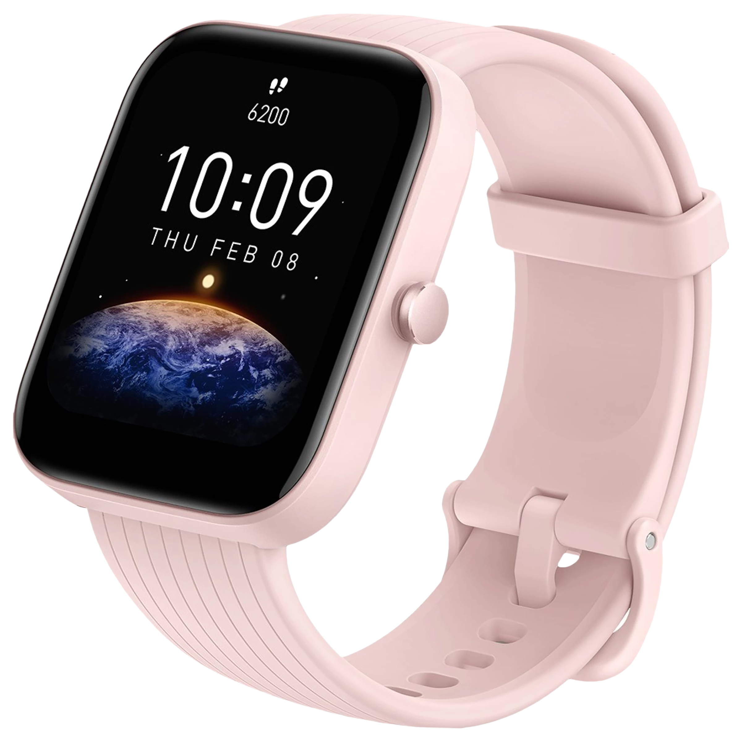 amazfit Bip 3 Pro Smartwatch with Activity Tracker (42.92mm TFT Display, 5ATM Water Resistant, Pink Strap)_4