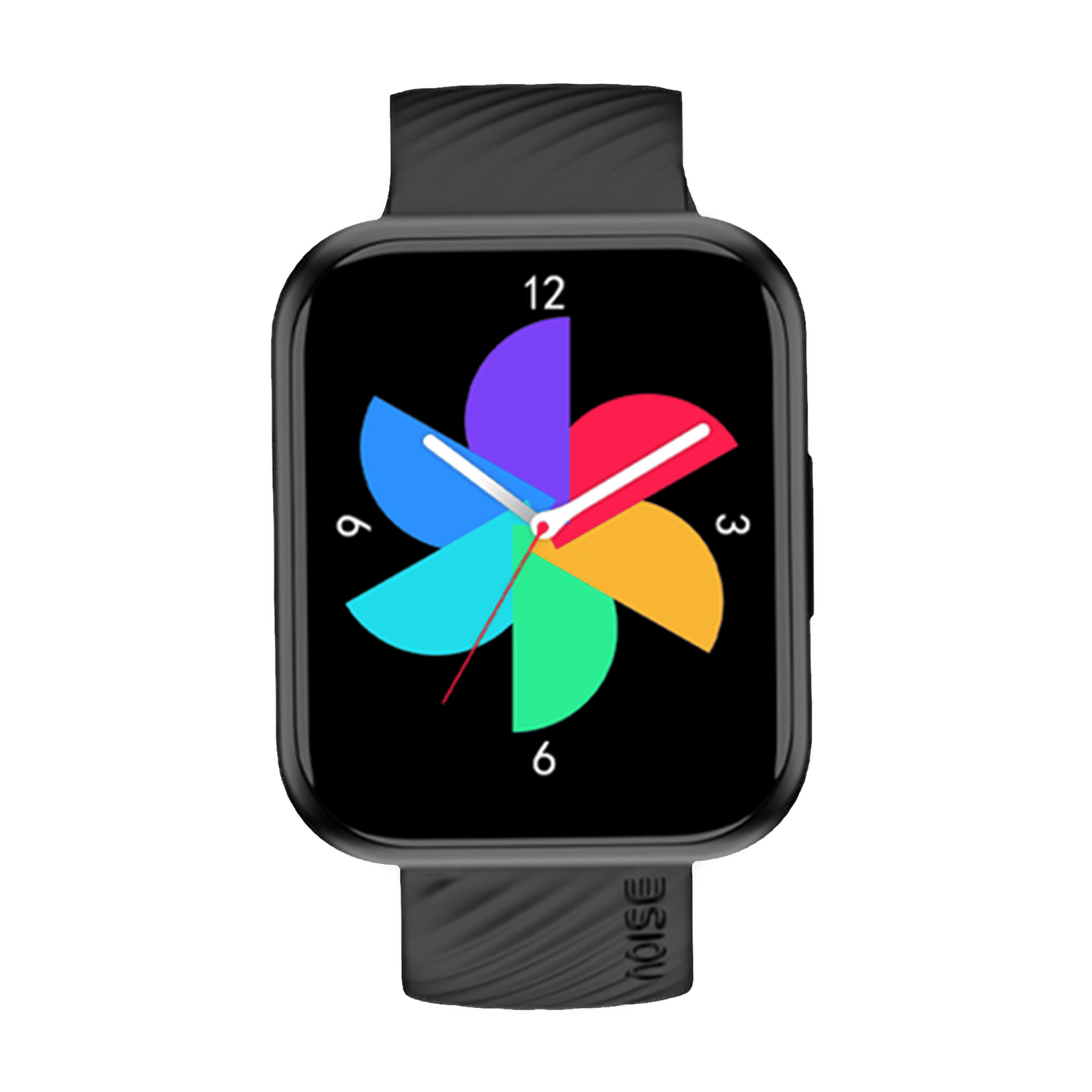 noise ColorFit Vision Buzz Smartwatch with Bluetooth Calling (44.45mm TFT LCD Display, Water Resistant, Black Strap)_1