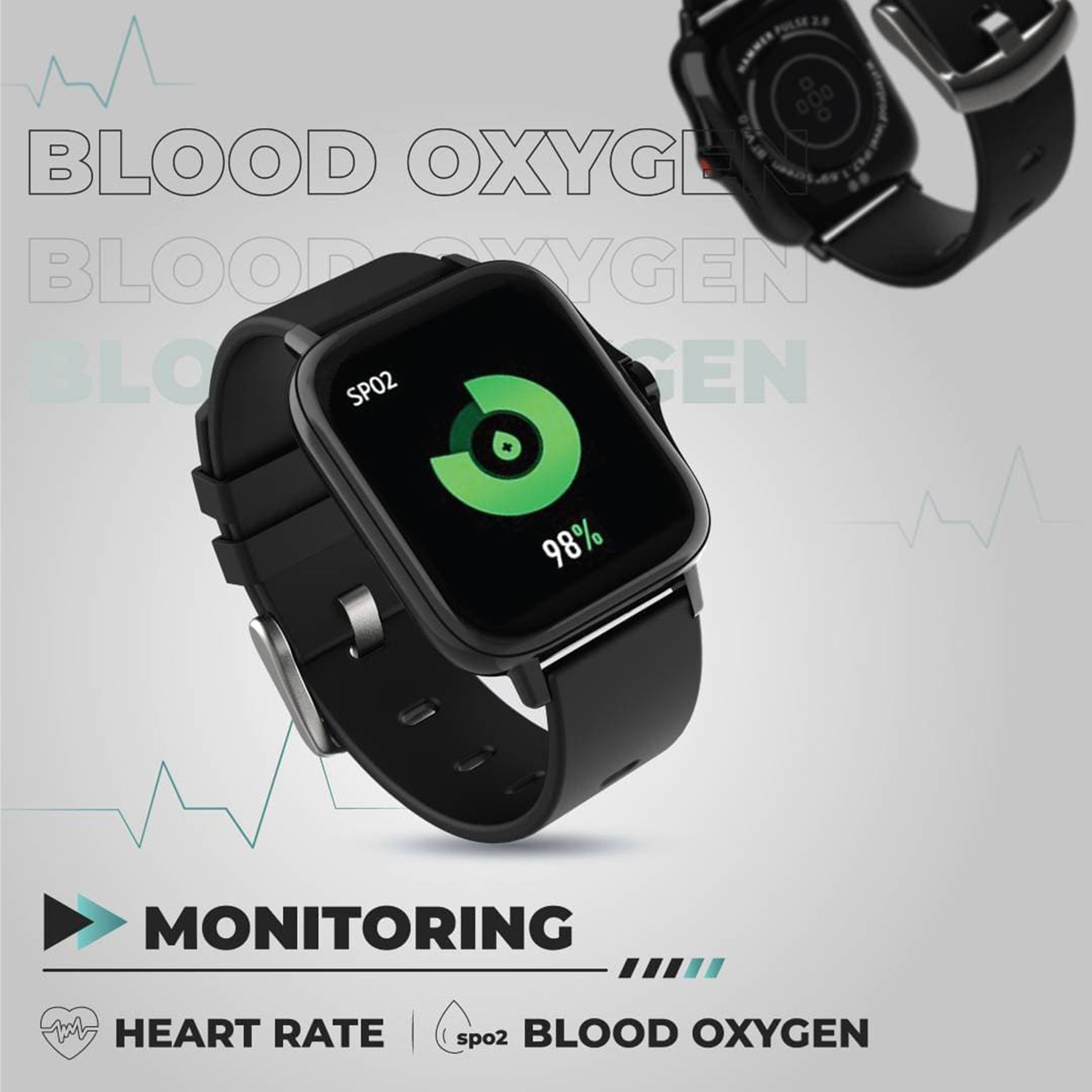 HAMMER Pulse 2.0 Smartwatch with Bluetooth Calling (42.92mm HD Display, IP67 Water Resistant, Black Strap) HAMMER Pulse 2.0 Smartwatch with Bluetooth Calling (42.92mm HD Display, IP67 Water Resistant, Black Strap)_8