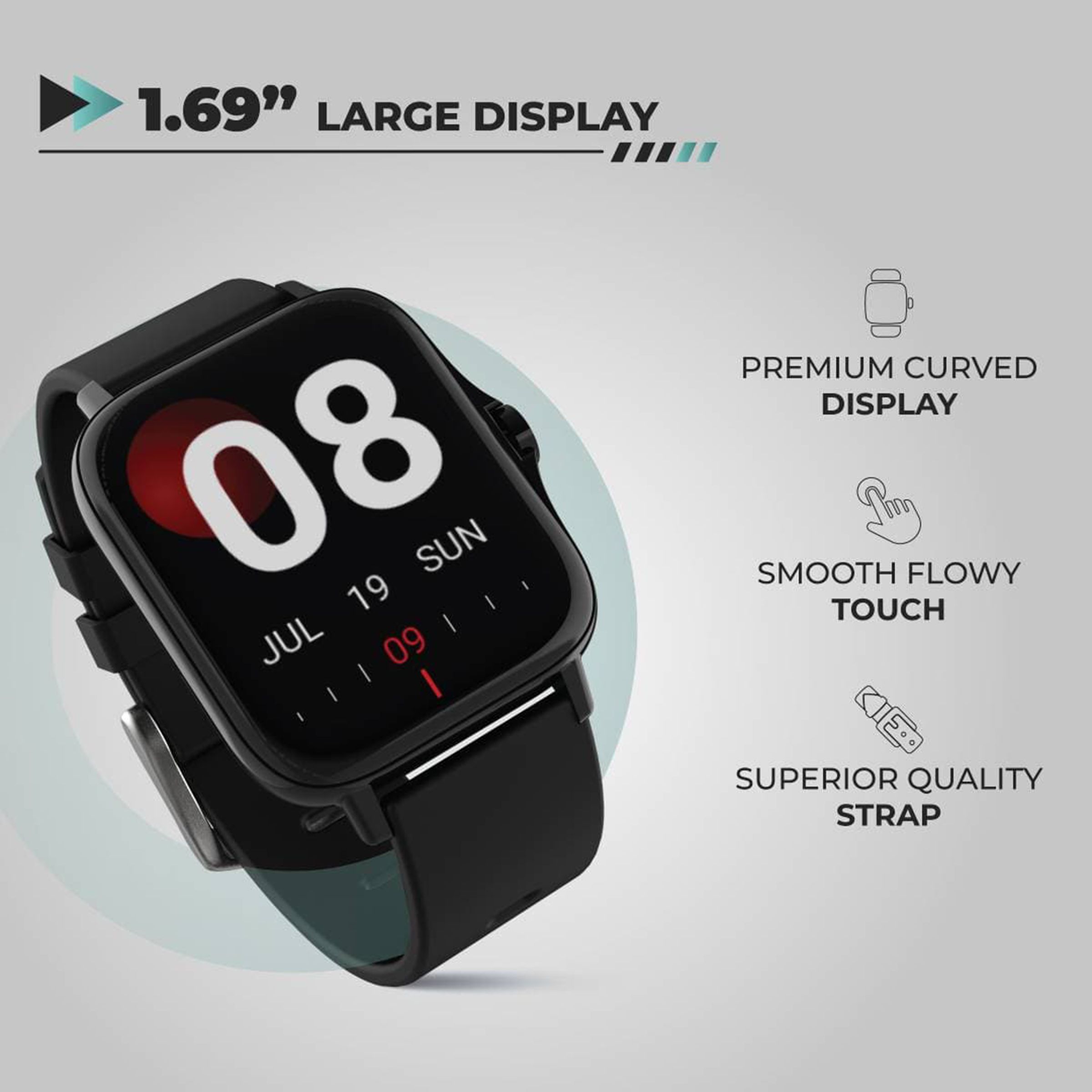 HAMMER Pulse 2.0 Smartwatch with Bluetooth Calling (42.92mm HD Display, IP67 Water Resistant, Black Strap) HAMMER Pulse 2.0 Smartwatch with Bluetooth Calling (42.92mm HD Display, IP67 Water Resistant, Black Strap)_11
