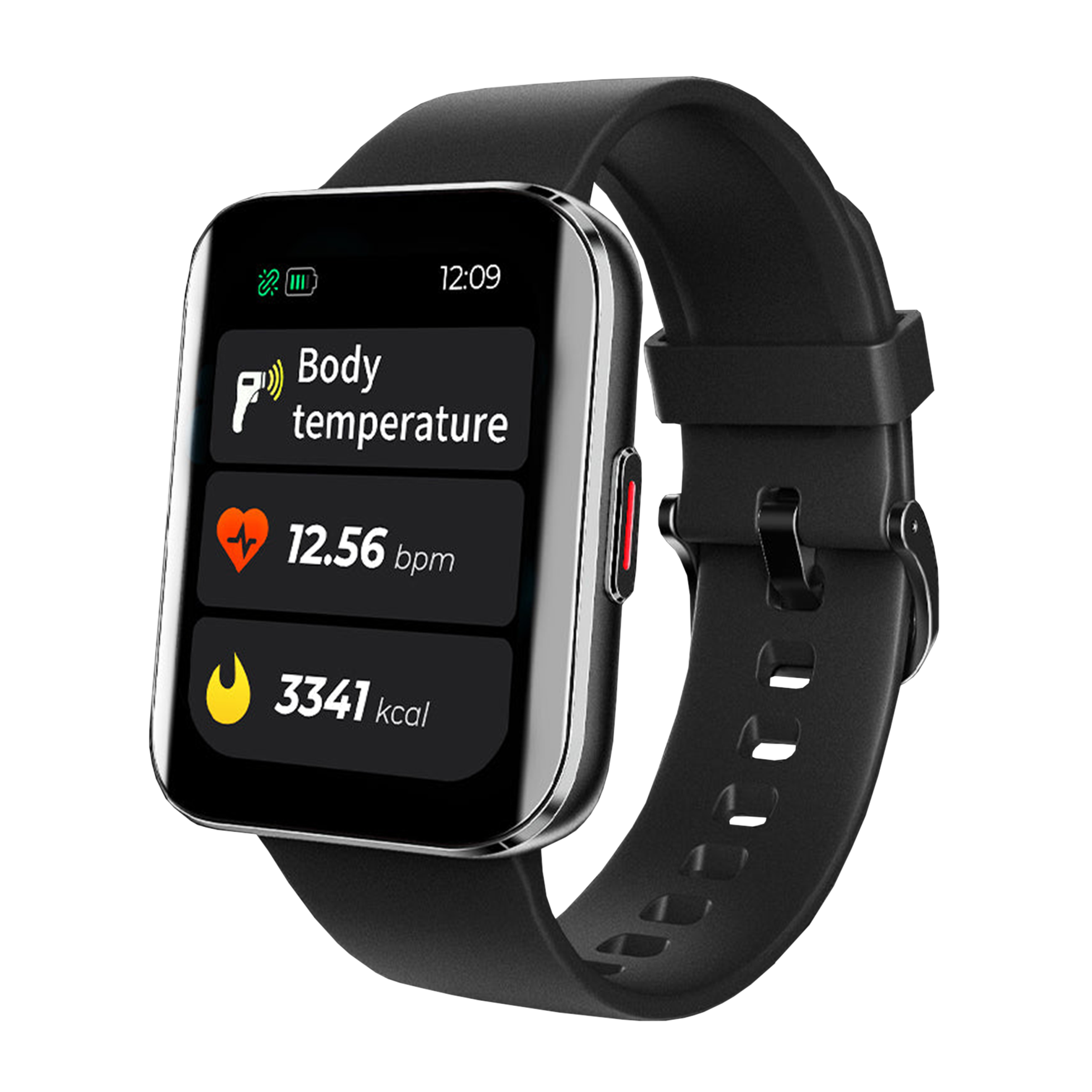 JUST CORSECA Stayfit J!VE Smartwatch with Activity Tracker (42.92mm HD Display, IP67 Waterproof, Mystic Black Strap)_4