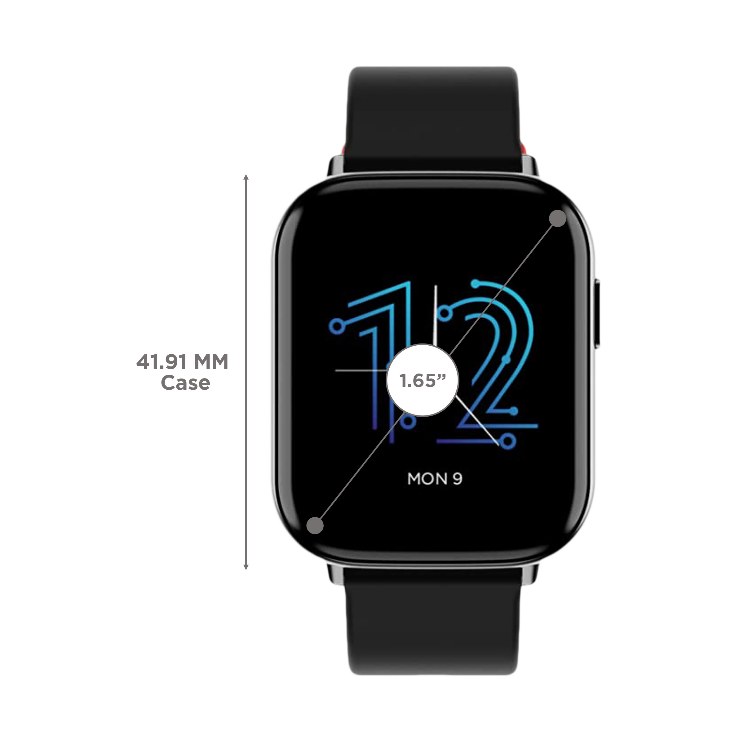 boAt Matrix Smartwatch with Activity Tracker (41.91mm, AMOLED Display, Sweat Resistant, Pitch Black Strap)_3