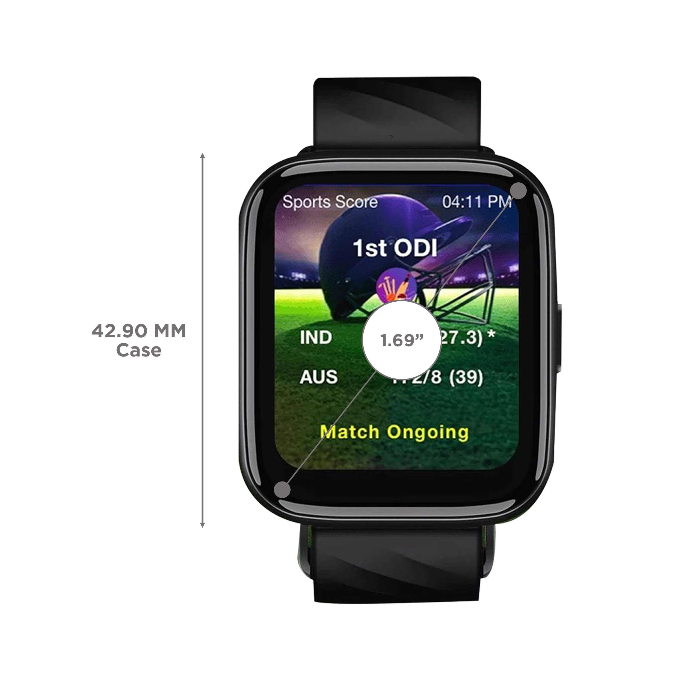 boAt Wave Pro Smartwatch with Health Monitoring (42.9mm HD Display, IP67 Sweat, Splash and Dust Resistant, Active Black Strap) boAt Wave Pro Smartwatch with Health Monitoring (42.9mm HD Display, IP67 Sweat, Splash and Dust Resistant, Active Black Strap)_3