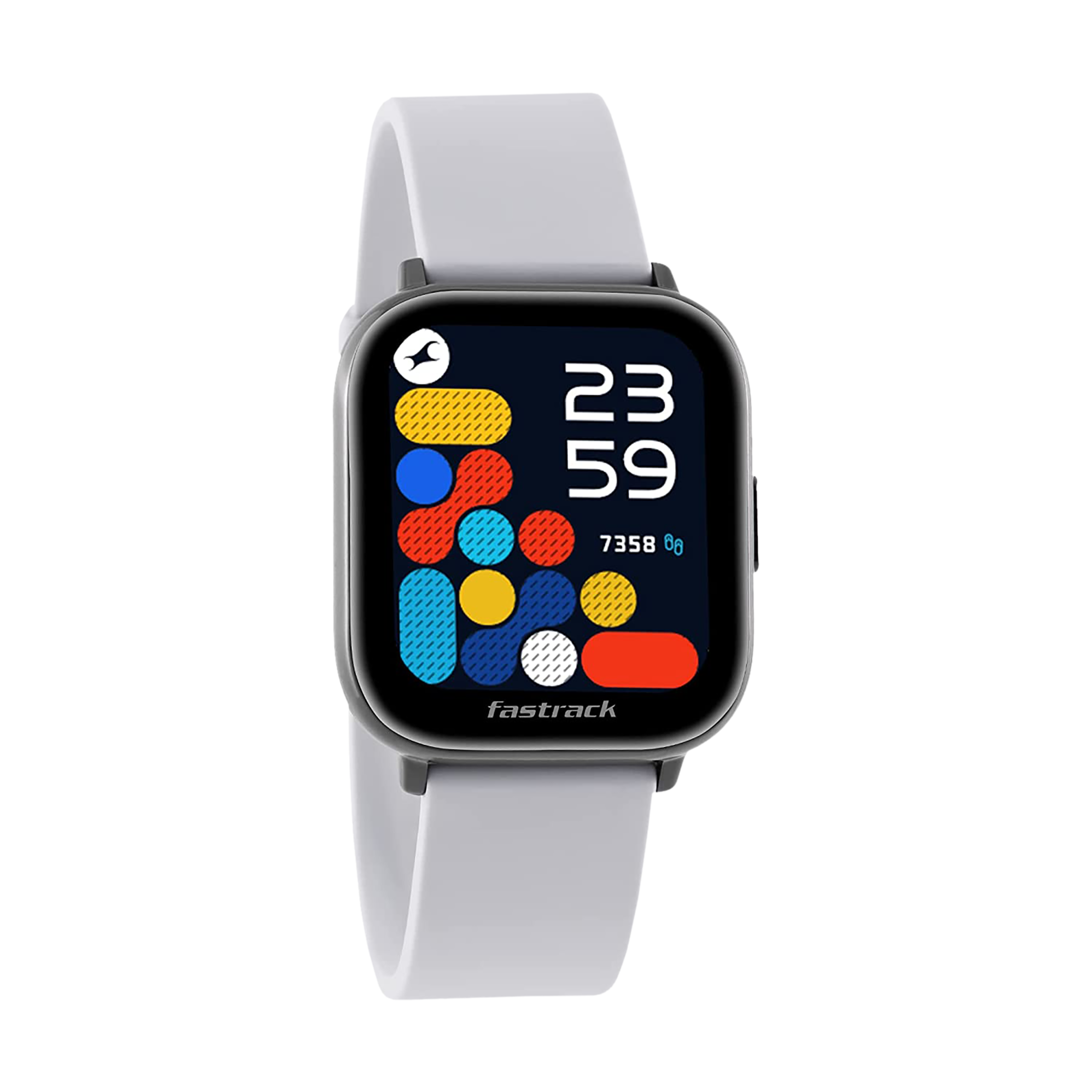 fastrack Reflex Vybe Smartwatch with Activity Tracker (38.10mm HD Display, IP68 Water Resistant, Grey Strap)_6