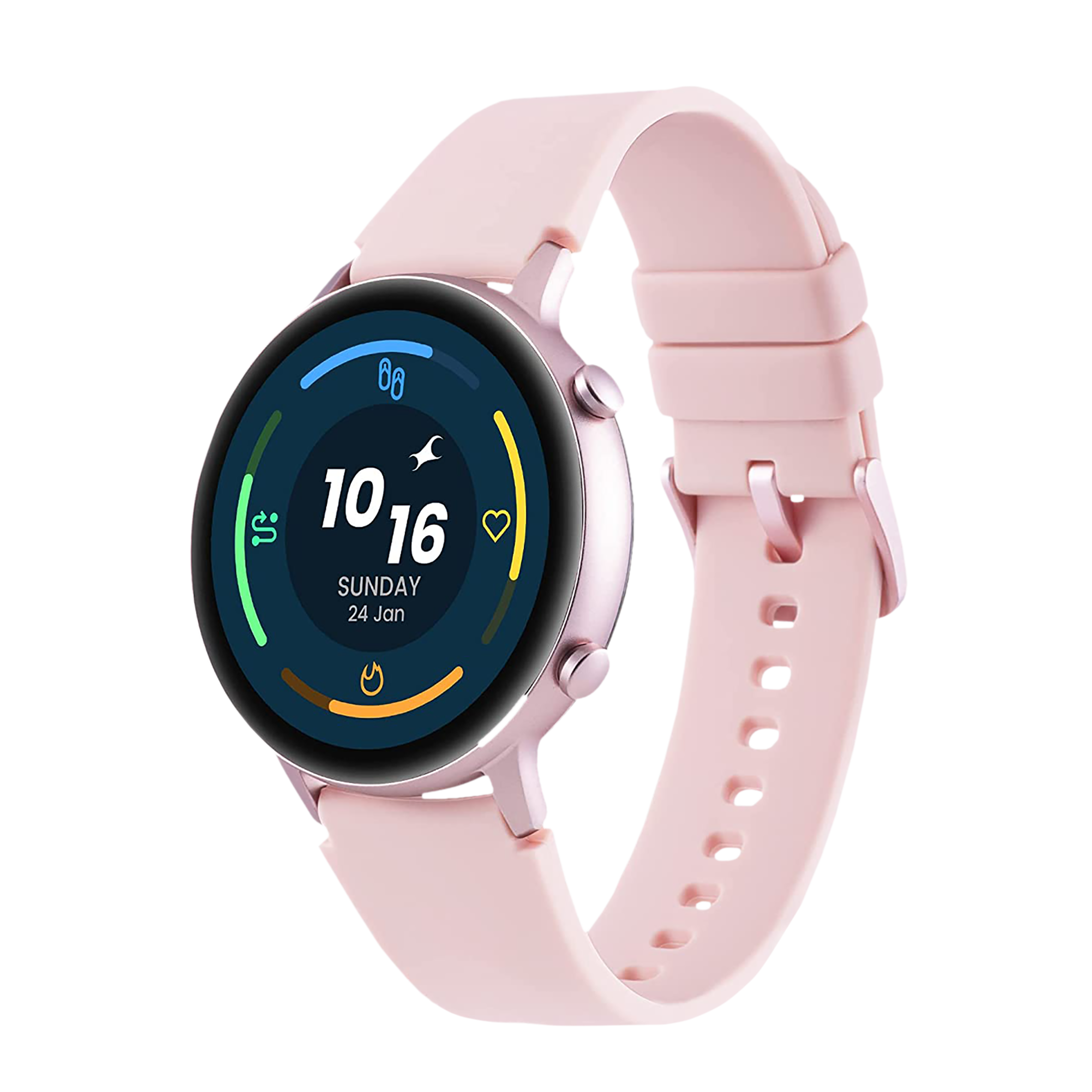 fastrack Reflex Play Plus Smartwatch with Bluetooth Calling (33.02mm AMOLED Display, IP68 Water Resistant, Pink Strap)_4
