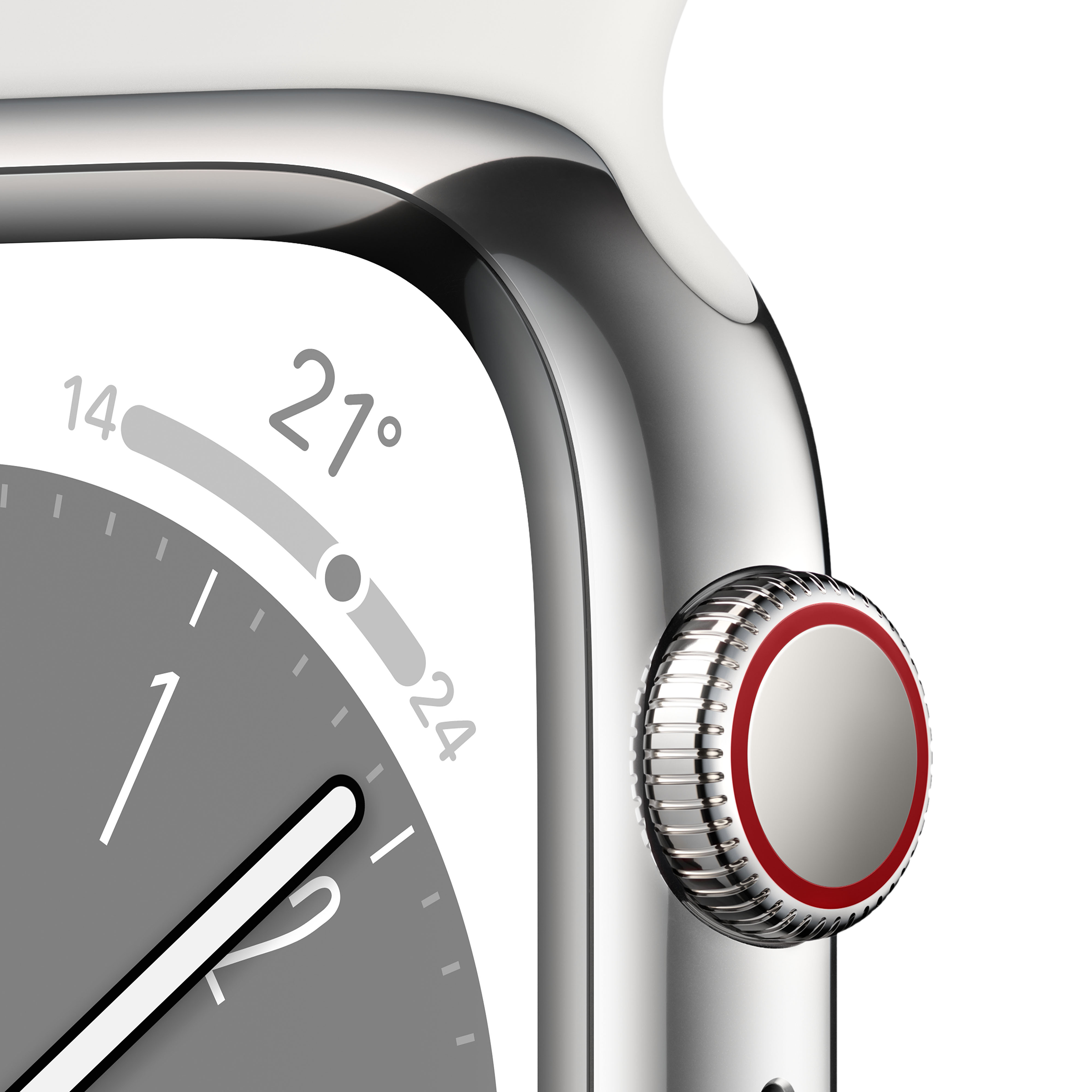Apple Watch Series 8 GPS + Cellular with Sports Band (45mm Retina LTPO OLED Display, Silver Stainless Steel Case) Apple Watch Series 8 GPS + Cellular with Sports Band (45mm Retina LTPO OLED Display, Silver Stainless Steel Case)_3