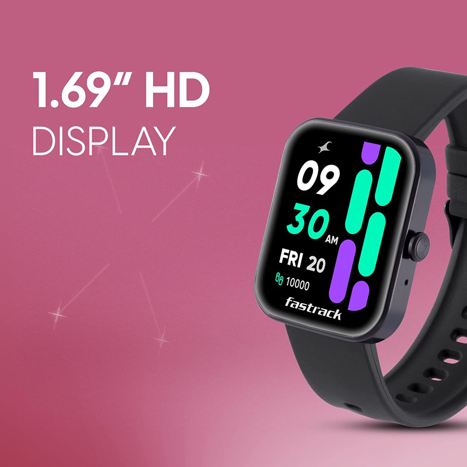 fastrack Reflex Hello Smartwatch with Bluetooth Calling (43.7mm TFT-LCD Display, IP68 Water Resistant, Black Strap)_8