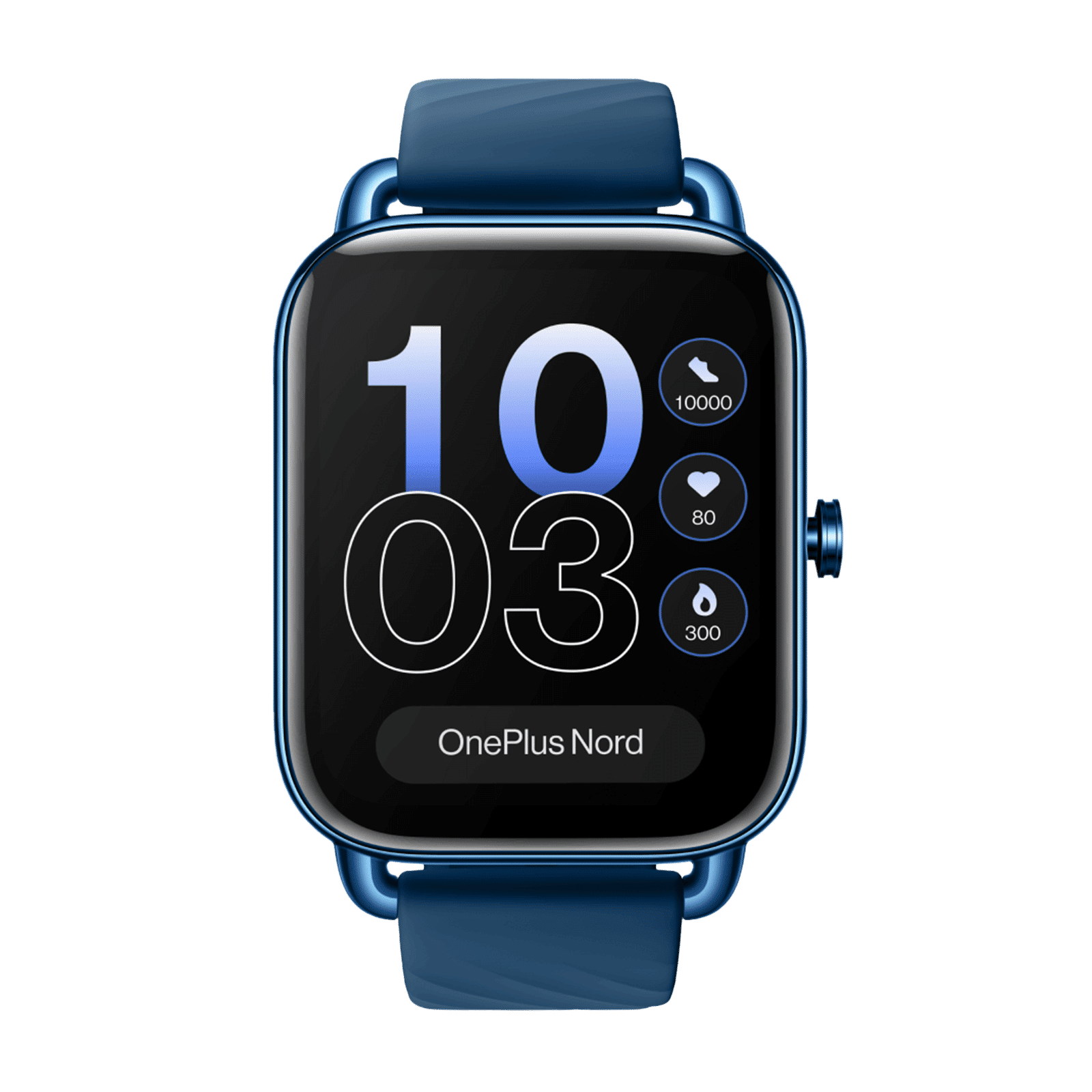 OnePlus Nord Smartwatch with Activity Tracker (45mm AMOLED Display, IP68 Water Resistant, Deep Blue Strap) OnePlus Nord Smartwatch with Activity Tracker (45mm AMOLED Display, IP68 Water Resistant, Deep Blue Strap)_1