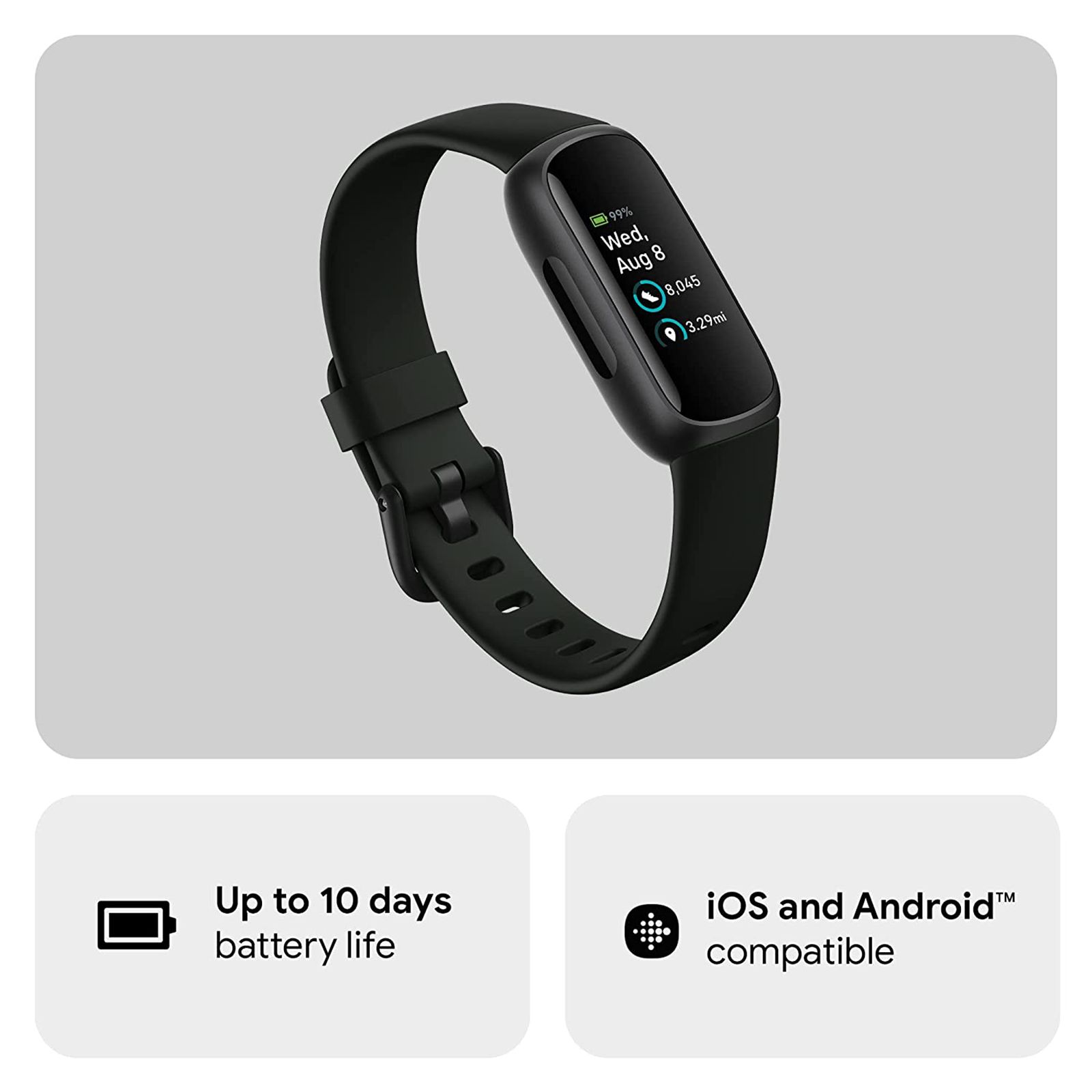 fitbit Inspire 3 Fitness Tracker with Stress Management (0.74 Inch Always-On AMOLED Display, Water Resistant, Midnight Zen Strap) fitbit Inspire 3 Fitness Tracker with Stress Management (0.74 Inch Always-On AMOLED Display, Water Resistant, Midnight Zen Strap)_15