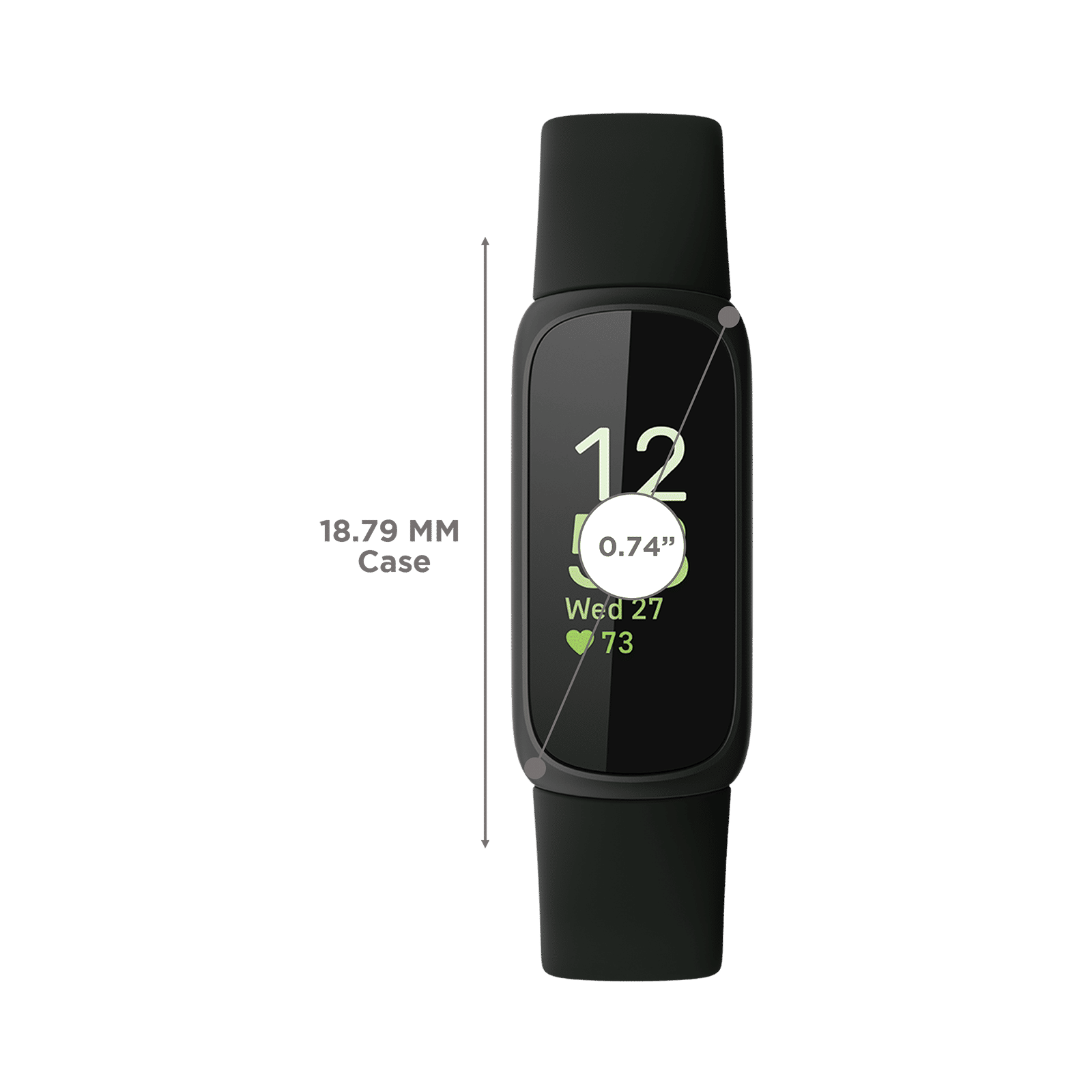 fitbit Inspire 3 Fitness Tracker with Stress Management (0.74 Inch Always-On AMOLED Display, Water Resistant, Midnight Zen Strap) fitbit Inspire 3 Fitness Tracker with Stress Management (0.74 Inch Always-On AMOLED Display, Water Resistant, Midnight Zen Strap)_2