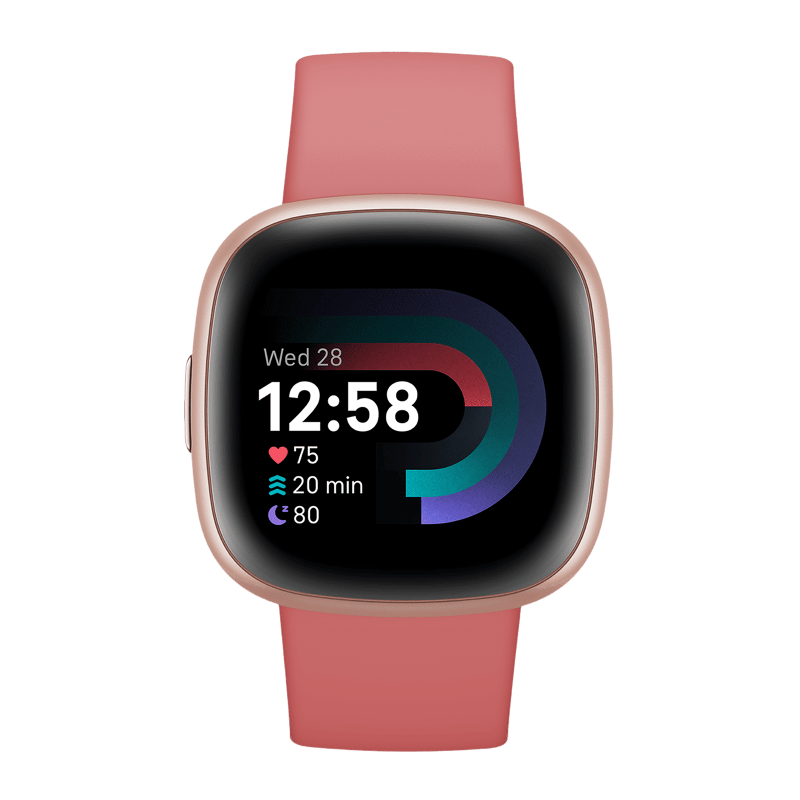 fitbit Versa 4 Smartwatch with Sleep Tools (1.58 Inch Always-On AMOLED Display, Water Resistant, Pink Sand Strap) fitbit Versa 4 Smartwatch with Sleep Tools (1.58 Inch Always-On AMOLED Display, Water Resistant, Pink Sand Strap)_4