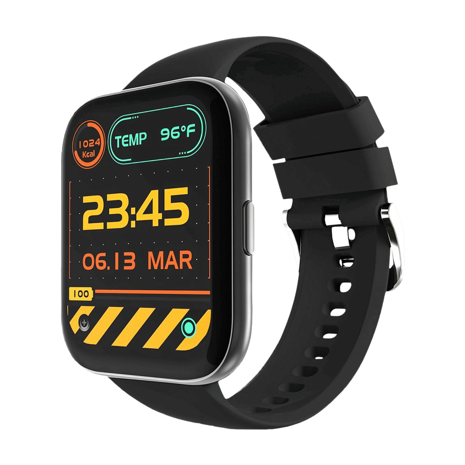 FIRE-BOLTT Celcius BSW059 Smartwatch with Activity Tracker (48.5mm Display, IP67 Water Resistant, Black Strap) FIRE-BOLTT Celcius BSW059 Smartwatch with Activity Tracker (48.5mm Display, IP67 Water Resistant, Black Strap)_1
