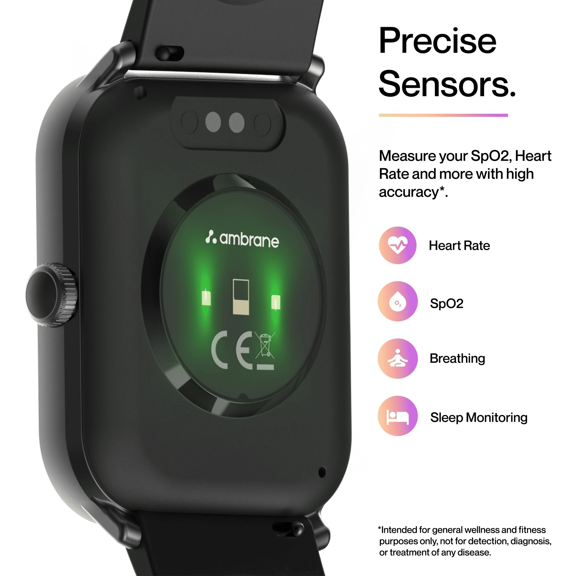 ambrane Wise EON Pro Smartwatch with Bluetooth Calling (46.99mm Lucid Display, IP68 Water Resistant, Black Strap) ambrane Wise EON Pro Smartwatch with Bluetooth Calling (46.99mm Lucid Display, IP68 Water Resistant, Black Strap)_6