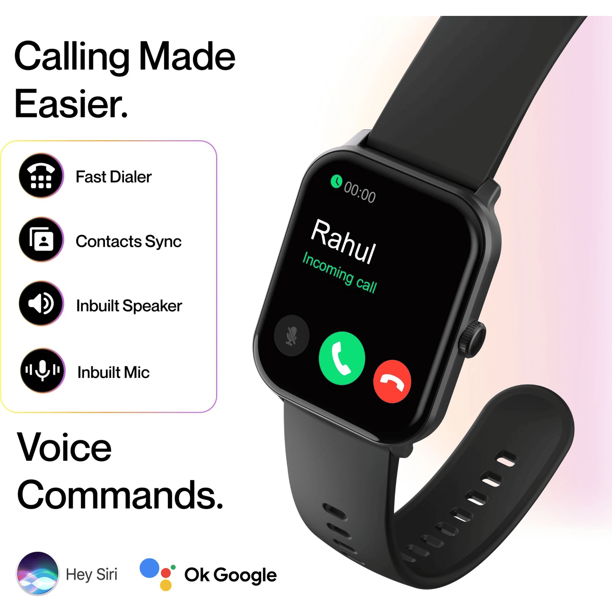 ambrane Wise EON Pro Smartwatch with Bluetooth Calling (46.99mm Lucid Display, IP68 Water Resistant, Black Strap) ambrane Wise EON Pro Smartwatch with Bluetooth Calling (46.99mm Lucid Display, IP68 Water Resistant, Black Strap)_8