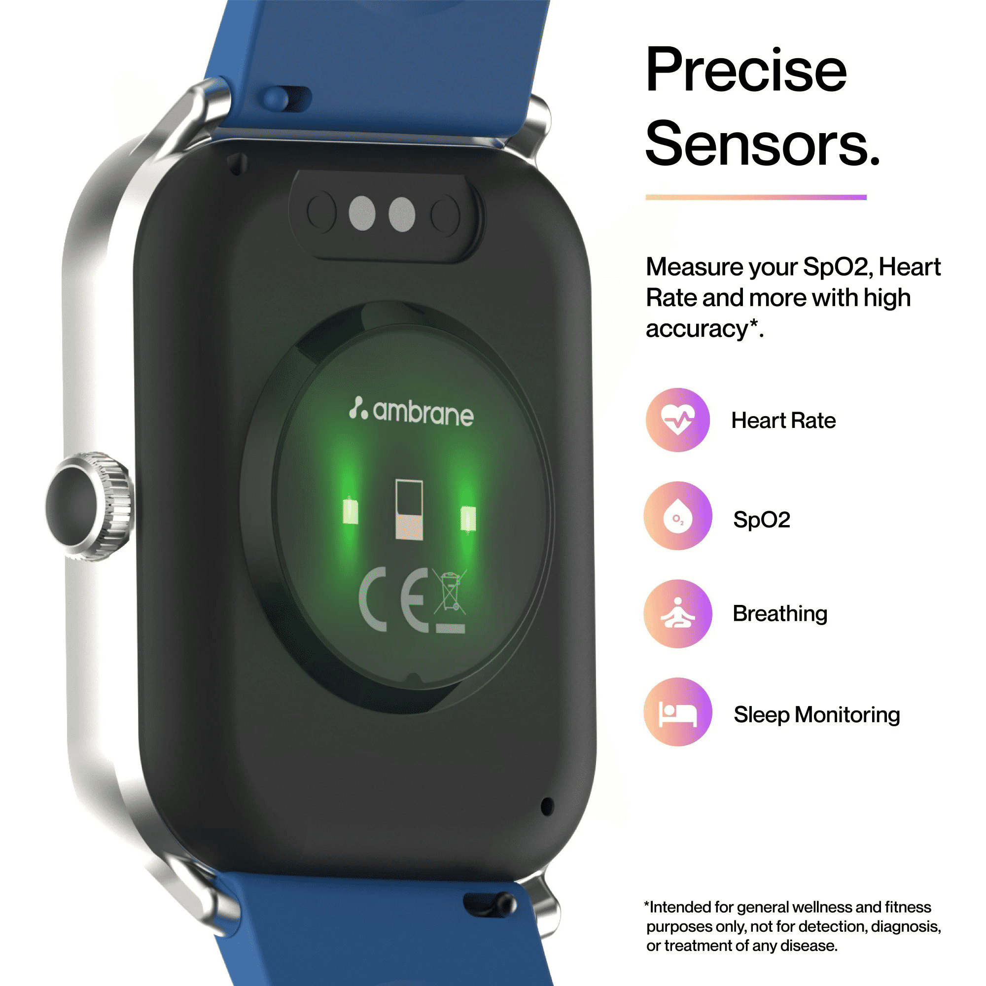 ambrane Wise EON Pro Smartwatch with Bluetooth Calling (46.99mm Lucid Display, IP68 Water Resistant, Blue Strap) ambrane Wise EON Pro Smartwatch with Bluetooth Calling (46.99mm Lucid Display, IP68 Water Resistant, Blue Strap)_6