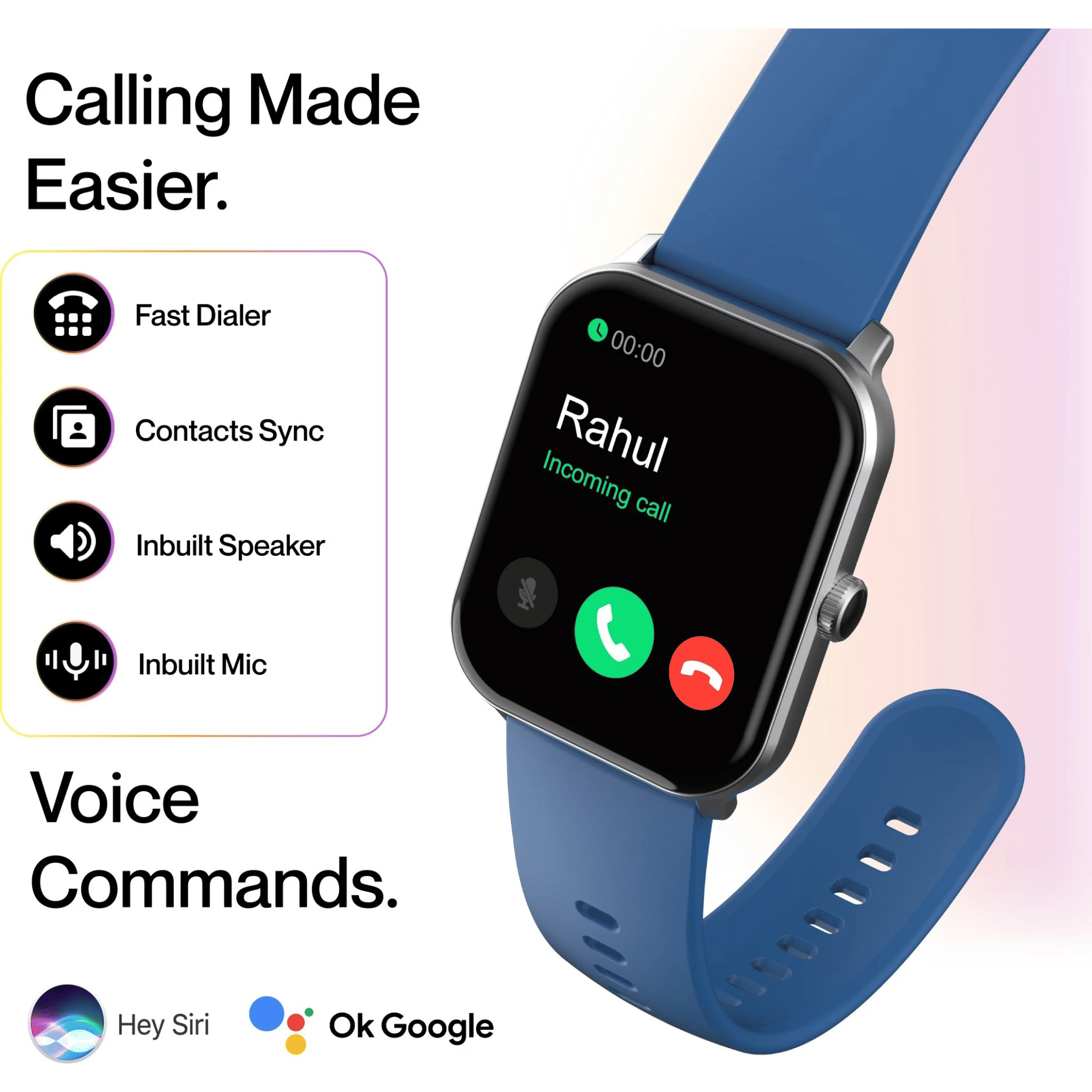 ambrane Wise EON Pro Smartwatch with Bluetooth Calling (46.99mm Lucid Display, IP68 Water Resistant, Blue Strap) ambrane Wise EON Pro Smartwatch with Bluetooth Calling (46.99mm Lucid Display, IP68 Water Resistant, Blue Strap)_7