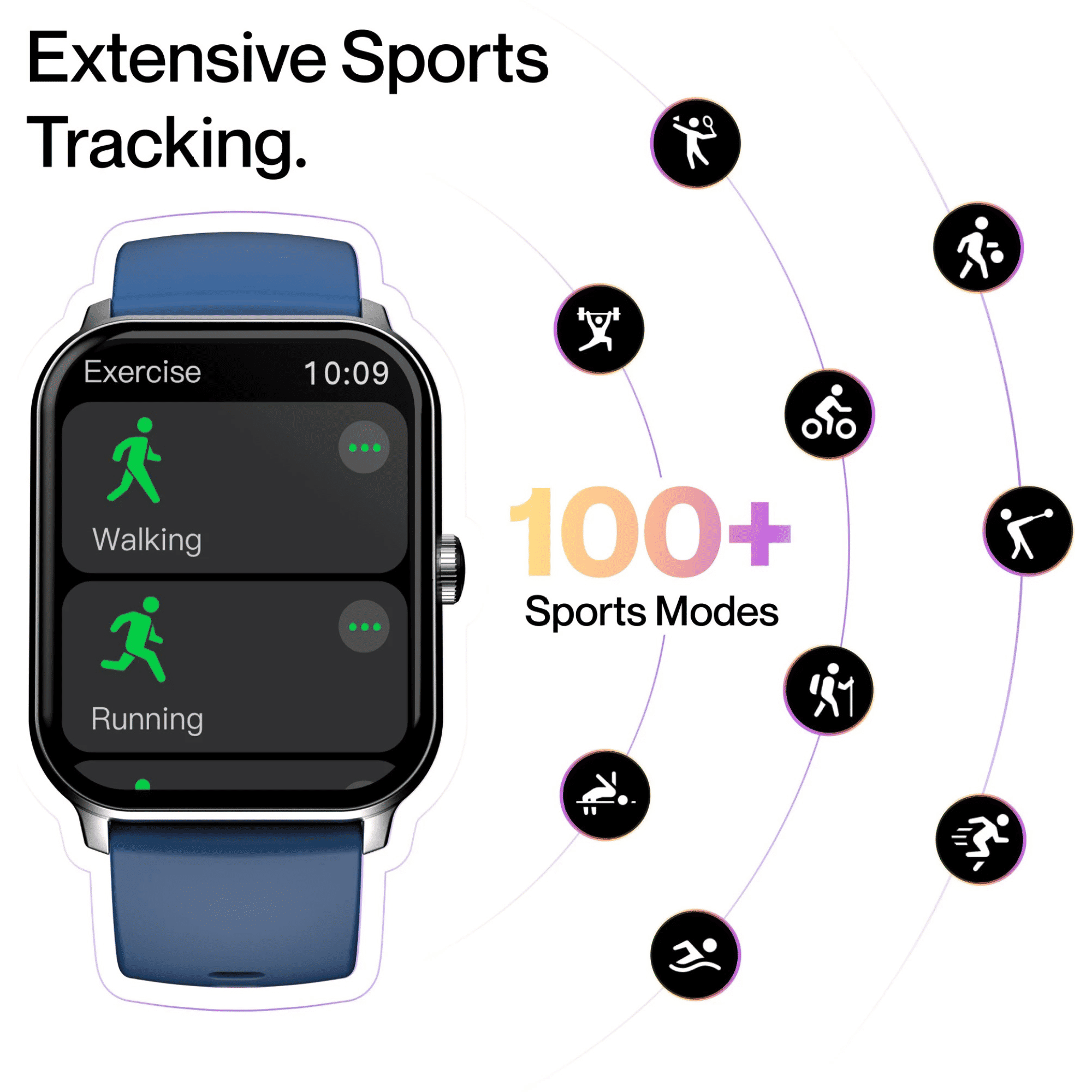 ambrane Wise EON Pro Smartwatch with Bluetooth Calling (46.99mm Lucid Display, IP68 Water Resistant, Blue Strap) ambrane Wise EON Pro Smartwatch with Bluetooth Calling (46.99mm Lucid Display, IP68 Water Resistant, Blue Strap)_8