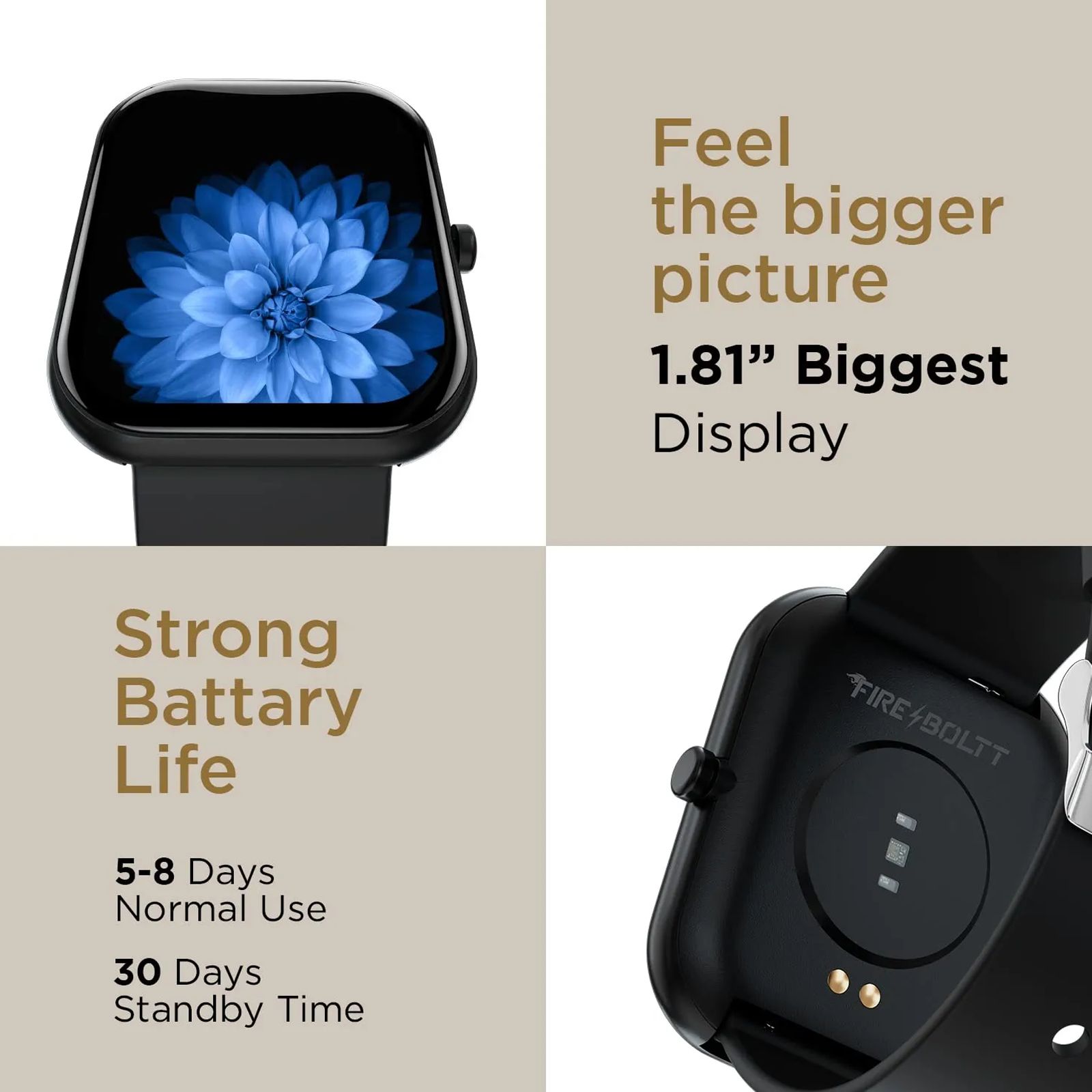 FIRE-BOLTT Dazzle Plus BSW037 Smartwatch with Activity Tracker (46mm HD Display, IP68 Water Resistant, Black Strap) FIRE-BOLTT Dazzle Plus BSW037 Smartwatch with Activity Tracker (46mm HD Display, IP68 Water Resistant, Black Strap)_6