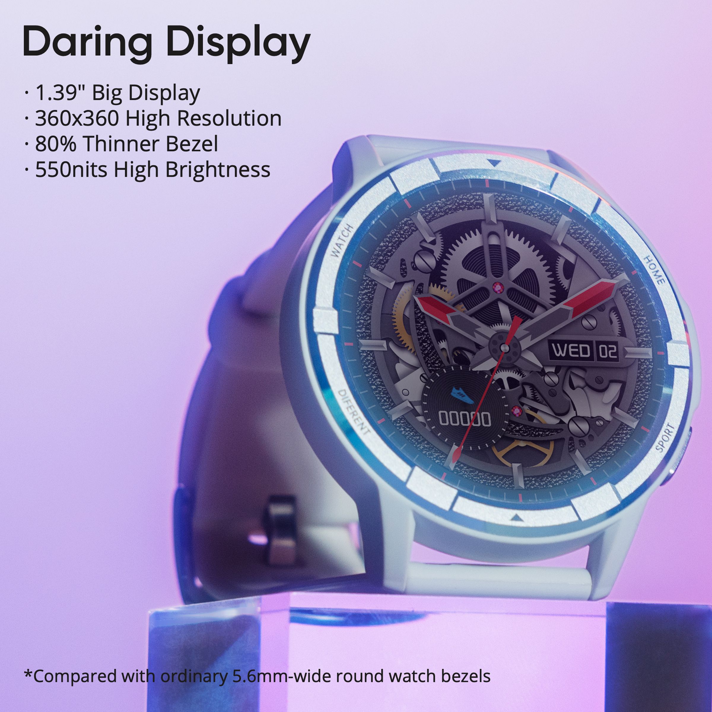DIZO by realme TechLife Watch R Talk Go Smartwatch with Activity Tracker (35mm Display, Water Resistant, Silver White Strap) DIZO by realme TechLife Watch R Talk Go Smartwatch with Activity Tracker (35mm Display, Water Resistant, Silver White Strap)_3