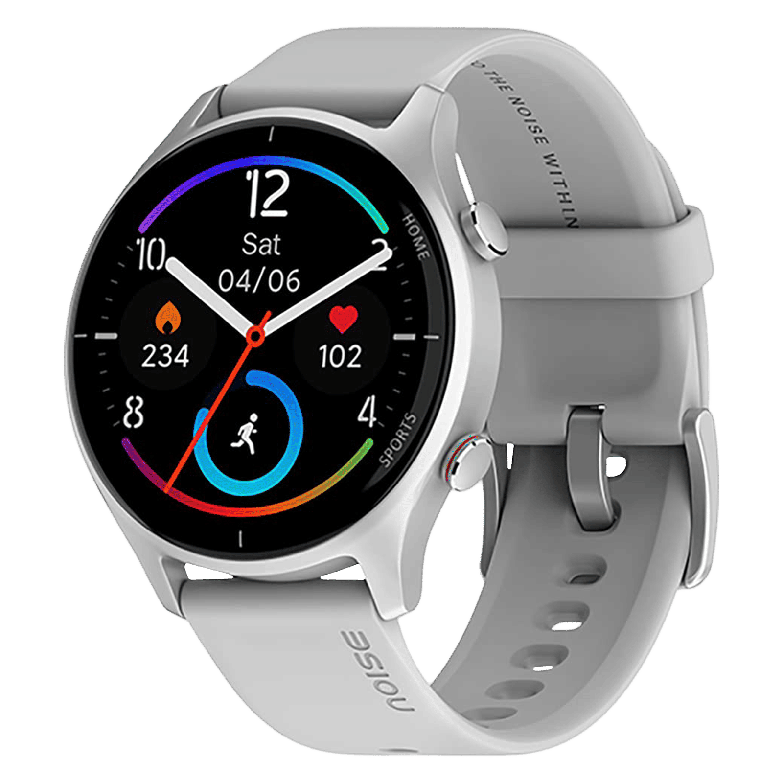 noise NoiseFit Twist Smartwatch with Bluetooth Calling (35mm TFT Display, IP68 Water Resistant, Silver Grey Strap) noise NoiseFit Twist Smartwatch with Bluetooth Calling (35mm TFT Display, IP68 Water Resistant, Silver Grey Strap)_4