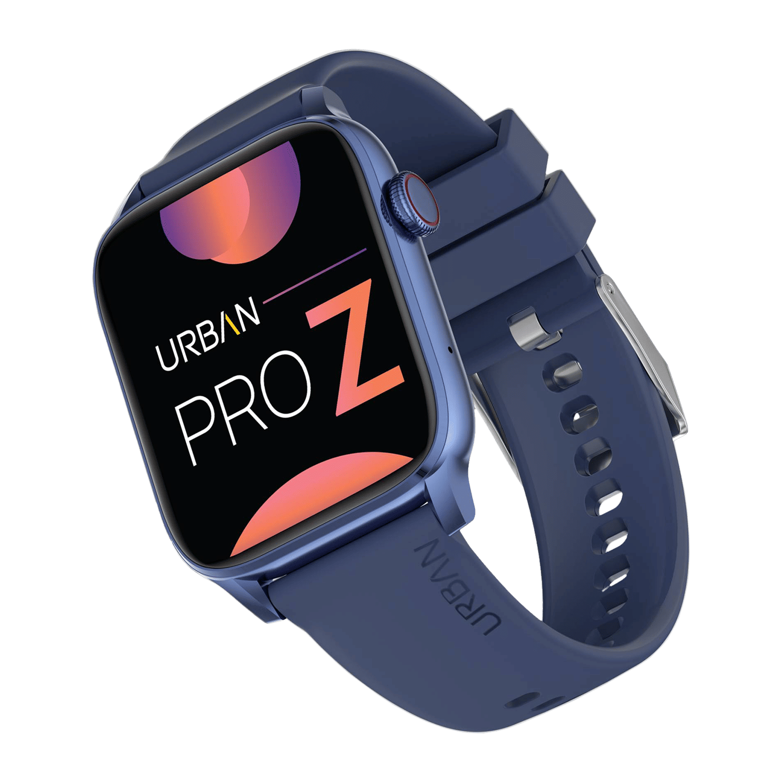 in base Urban Pro Z Smartwatch with Bluetooth Calling (46.9mm HD Display, IP67 Water Resistant, Blue Strap)_1