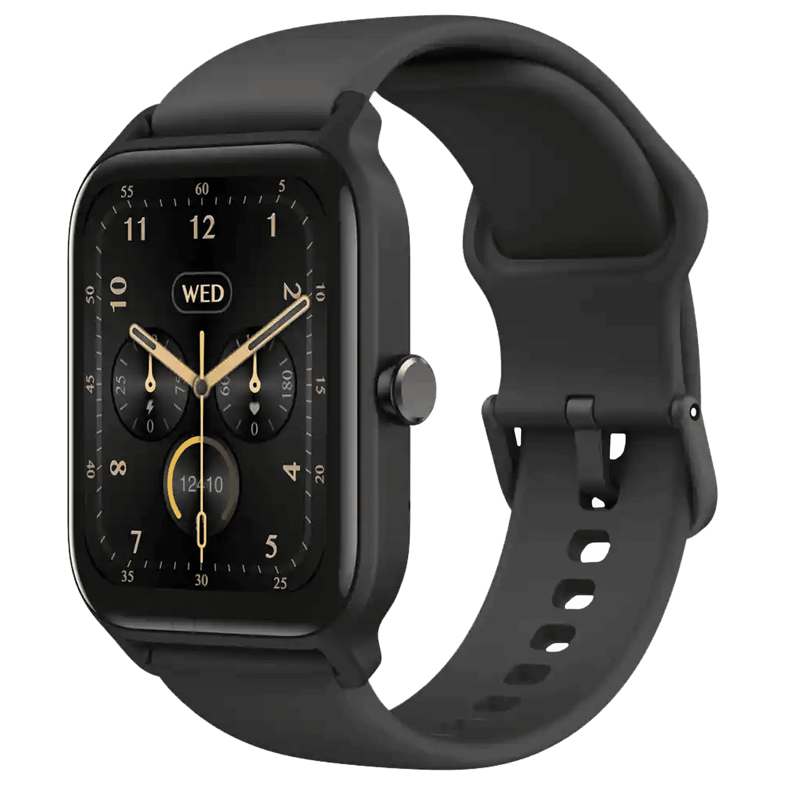fastrack Reflex Nitro Smartwatch with Bluetooth Calling (45.6mm UltraVU Display, IP68 Water Resistant, Black Strap)_4