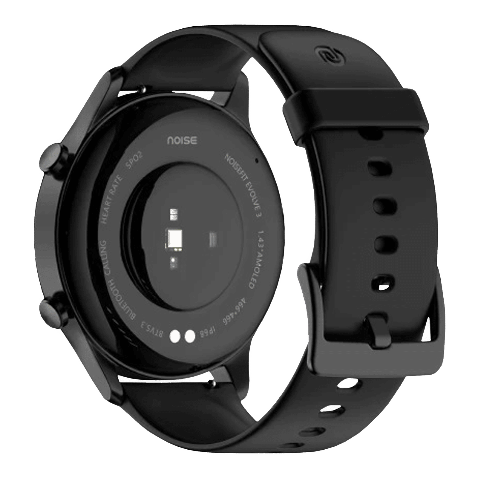 noise NoiseFit Evolve 3 Smartwatch with Bluetooth Calling (36.32mm AMOLED Display, IP68 Water Resistant, Carbon Black Strap) noise NoiseFit Evolve 3 Smartwatch with Bluetooth Calling (36.32mm AMOLED Display, IP68 Water Resistant, Carbon Black Strap)_5