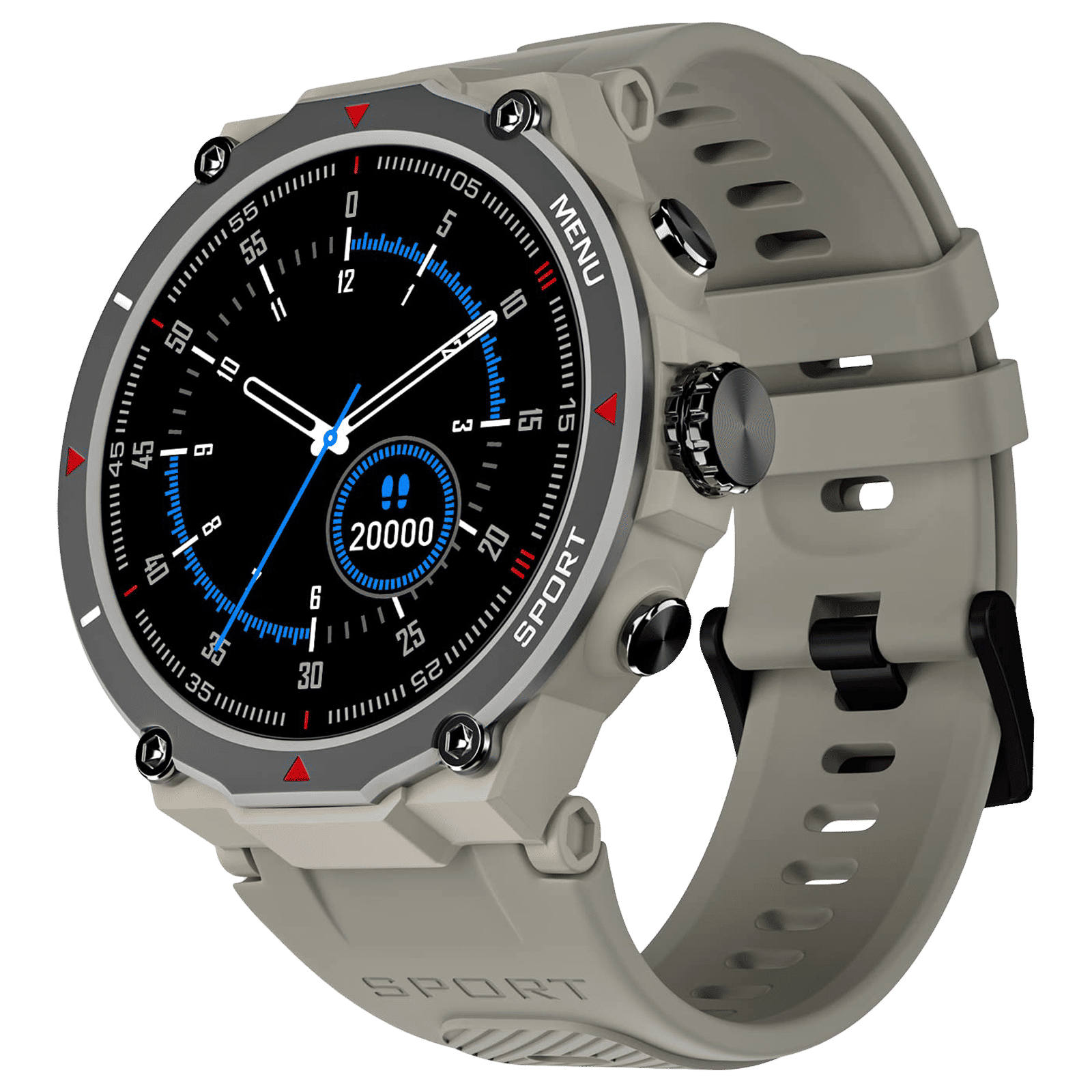 noise NoiseFit Force Smartwatch with Bluetooth Calling (33.52mm IPS Display, IP67 Water Resistant, Misty Grey Strap) noise NoiseFit Force Smartwatch with Bluetooth Calling (33.52mm IPS Display, IP67 Water Resistant, Misty Grey Strap)_4