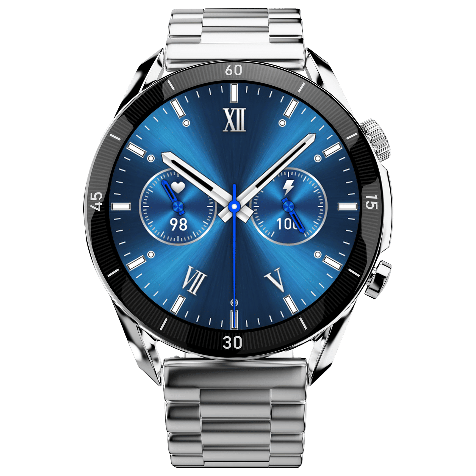 FIRE-BOLTT Legacy Smartwatch with Bluetooth Calling (36.32mm AMOLED Display, IP68 Water Resistant, Silver Strap) FIRE-BOLTT Legacy Smartwatch with Bluetooth Calling (36.32mm AMOLED Display, IP68 Water Resistant, Silver Strap)_1