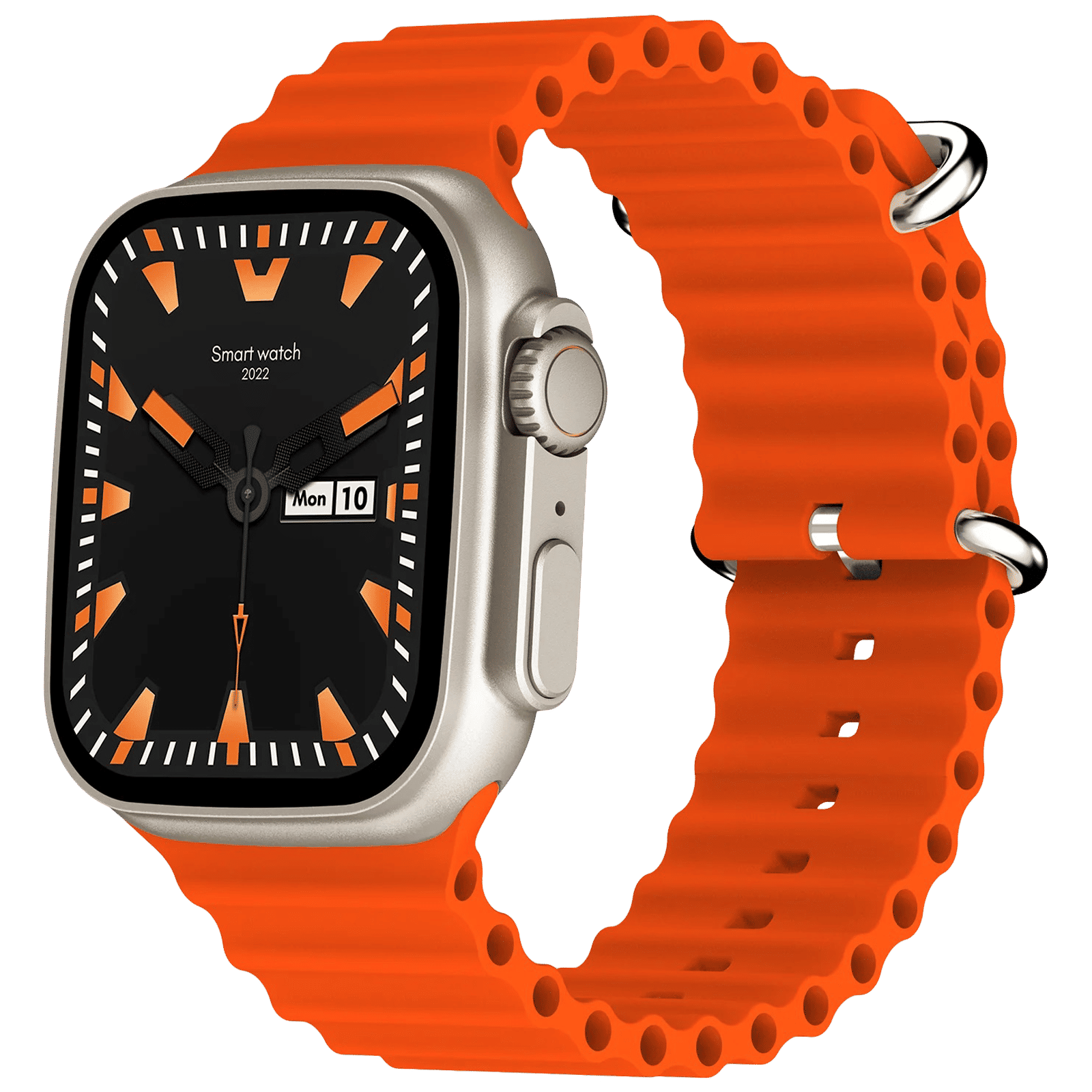 FIRE-BOLTT Warrior Smartwatch with Bluetooth Calling (49.7mm TFT HD Display, IP67 Water Resistant, Orange Strap)_4