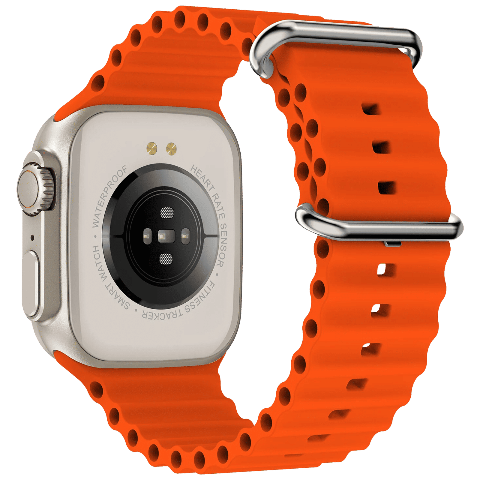FIRE-BOLTT Warrior Smartwatch with Bluetooth Calling (49.7mm TFT HD Display, IP67 Water Resistant, Orange Strap)_5