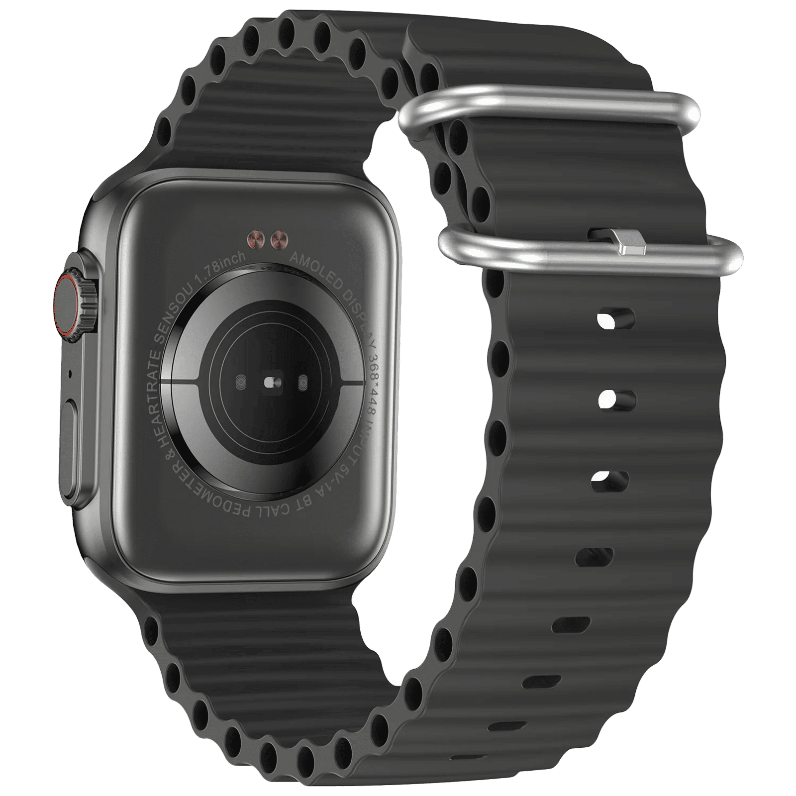 FIRE-BOLTT Edge Smartwatch with Bluetooth Calling (45.21mm AMOLED Display, IP67 Water Resistant, Dark Grey Strap)_5
