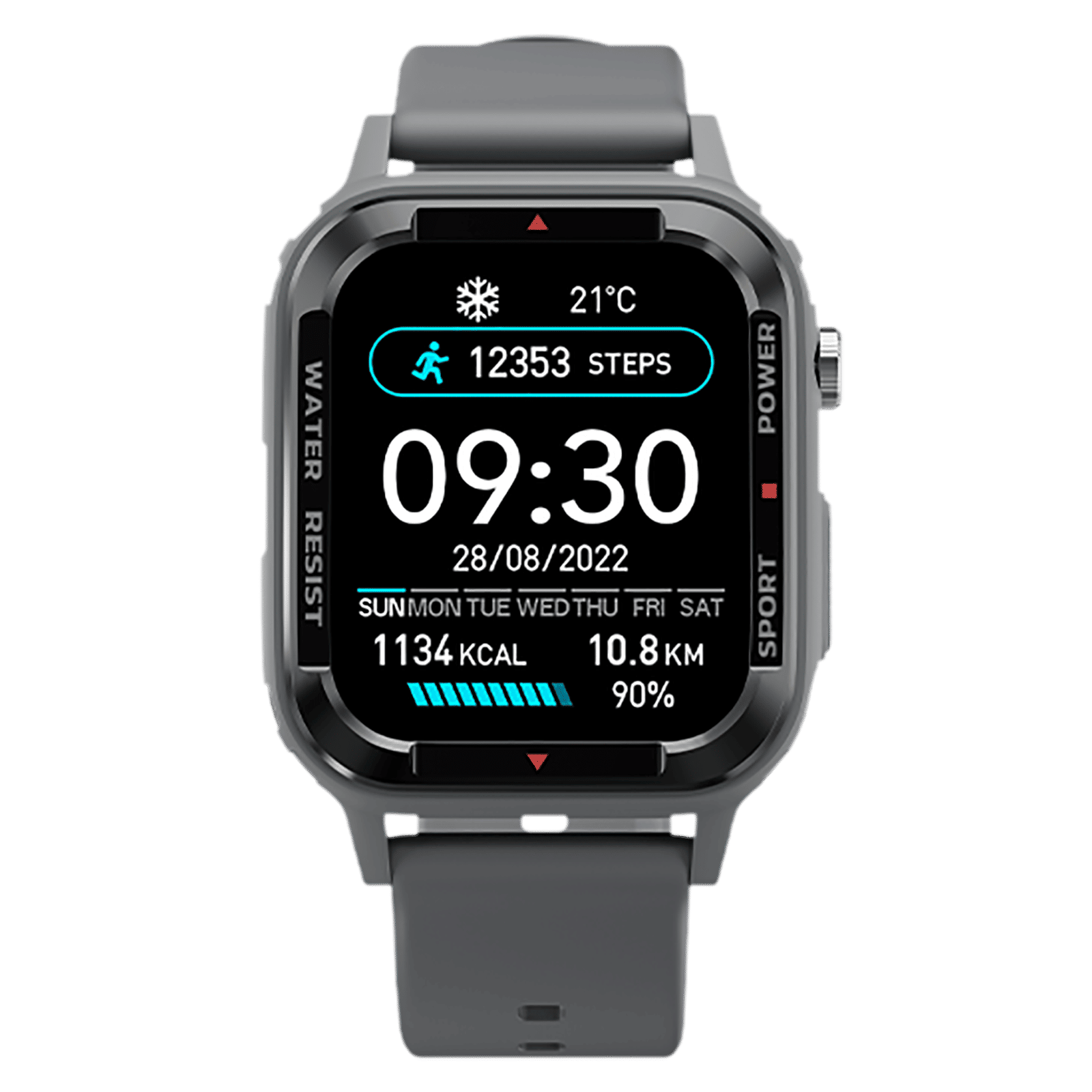 FIRE-BOLTT Tank Smartwatch with Bluetooth Calling (46.50mm Analog-Digital Display, IP67 Water Resistant, Grey Strap) FIRE-BOLTT Tank Smartwatch with Bluetooth Calling (46.50mm Analog-Digital Display, IP67 Water Resistant, Grey Strap)_1