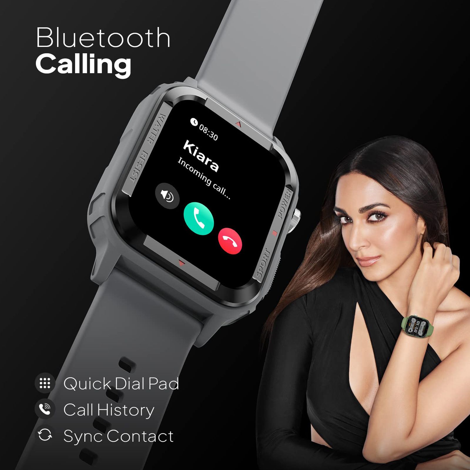 FIRE-BOLTT Tank Smartwatch with Bluetooth Calling (46.50mm Analog-Digital Display, IP67 Water Resistant, Grey Strap) FIRE-BOLTT Tank Smartwatch with Bluetooth Calling (46.50mm Analog-Digital Display, IP67 Water Resistant, Grey Strap)_14