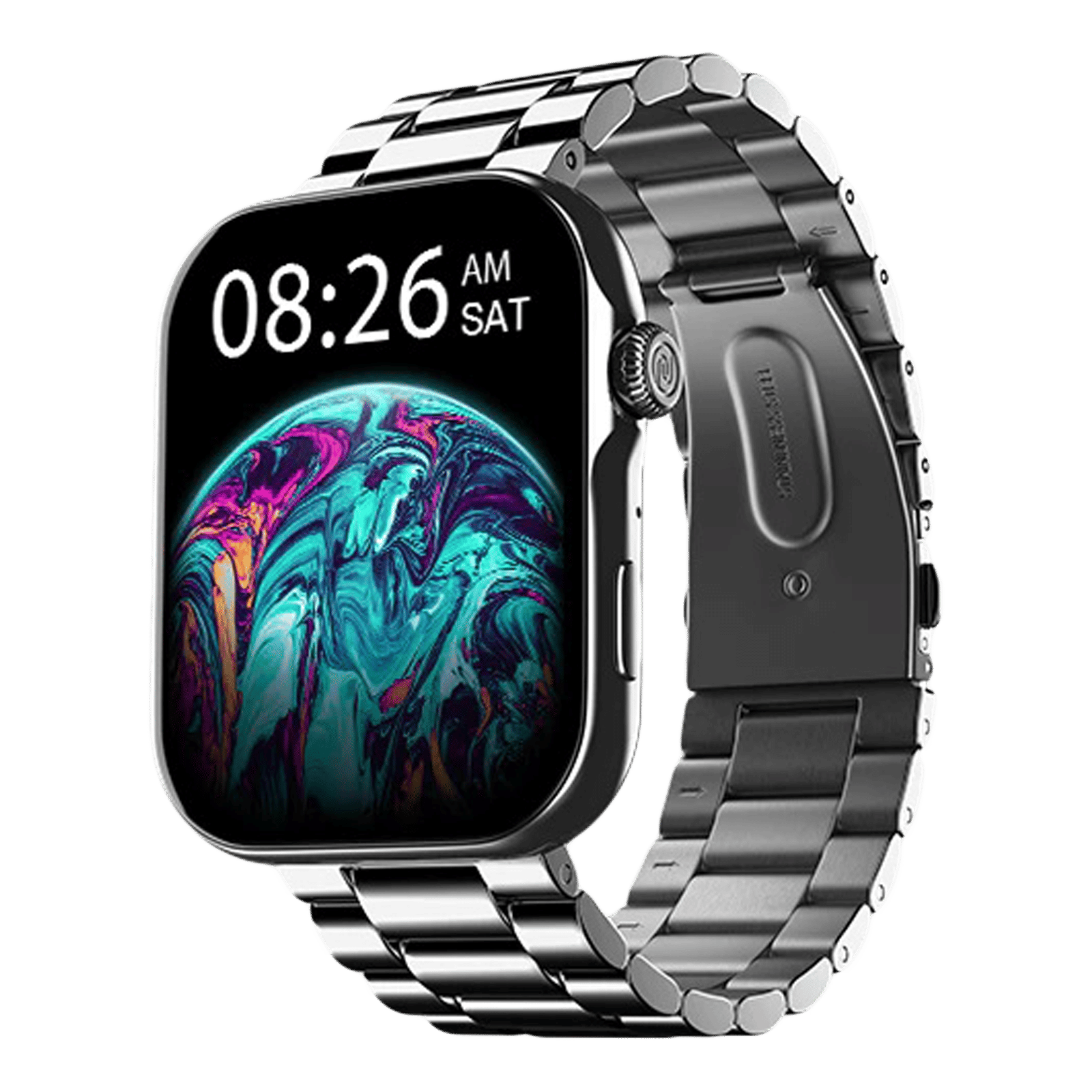 noise ColorFit Ultra 3 Smartwatch with Bluetooth Calling (49mm AMOLED Display, IP68 Water Resistant, Silver Elite Edition Strap)_4