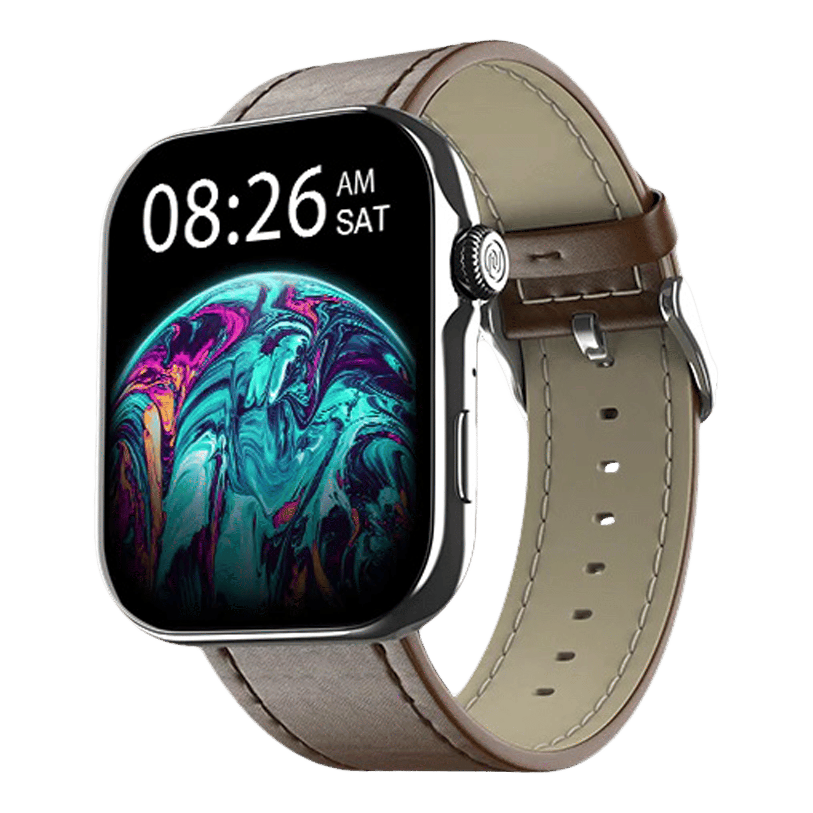 noise ColorFit Ultra 3 Smartwatch with Bluetooth Calling (49mm AMOLED Display, IP68 Water Resistant, Classic Dark Brown Strap) noise ColorFit Ultra 3 Smartwatch with Bluetooth Calling (49mm AMOLED Display, IP68 Water Resistant, Classic Dark Brown Strap)_4