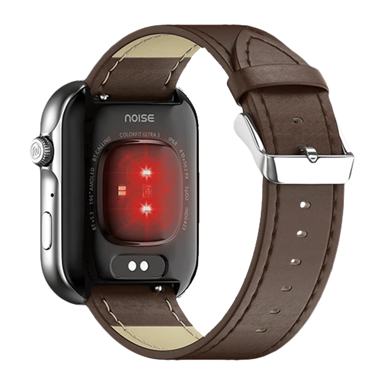noise ColorFit Ultra 3 Smartwatch with Bluetooth Calling (49mm AMOLED Display, IP68 Water Resistant, Classic Dark Brown Strap) noise ColorFit Ultra 3 Smartwatch with Bluetooth Calling (49mm AMOLED Display, IP68 Water Resistant, Classic Dark Brown Strap)_5