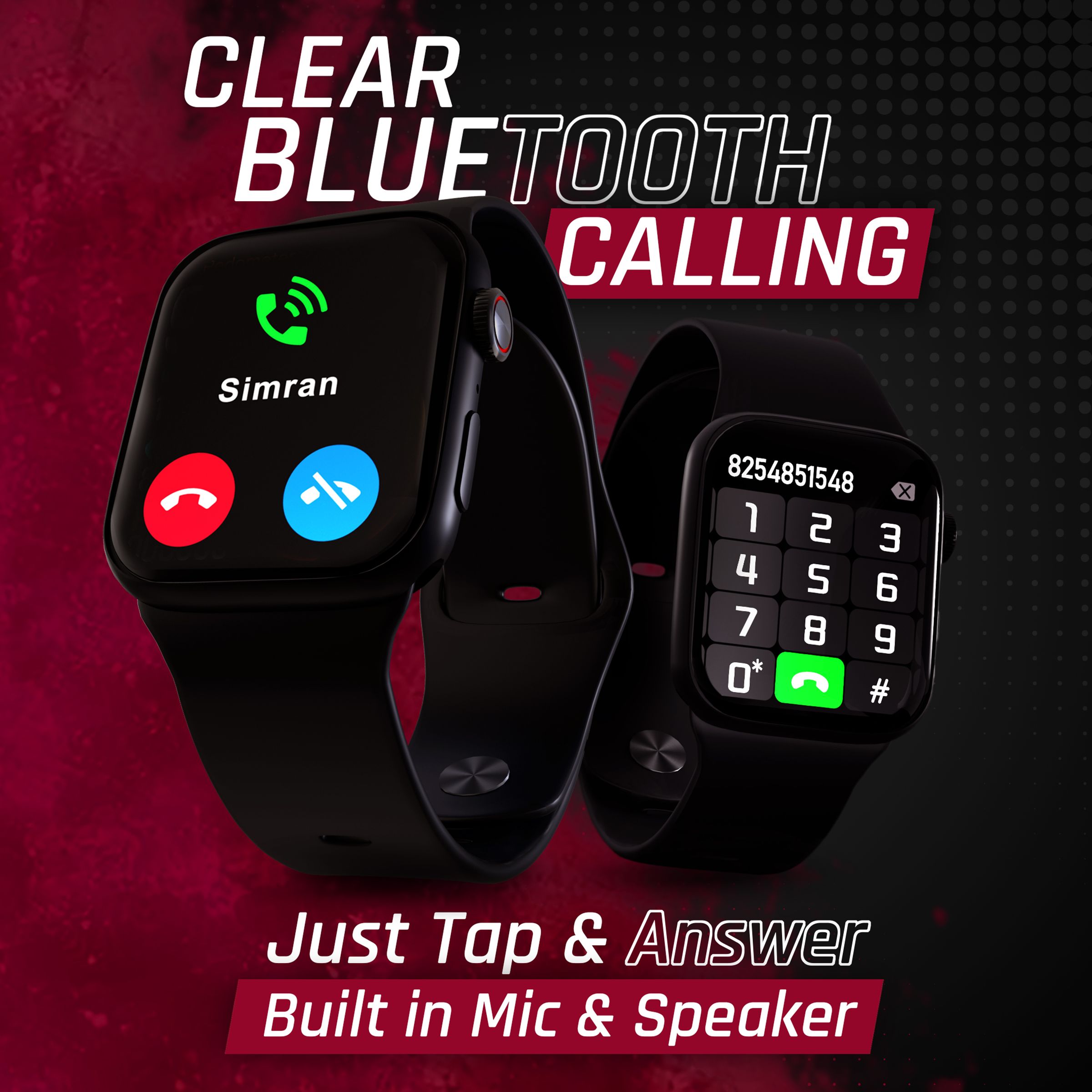 HAMMER Pulse Ace 2.0 Smartwatch with Bluetooth Calling (46.48mm Display, IP67 Water Resistant, Black Strap) HAMMER Pulse Ace 2.0 Smartwatch with Bluetooth Calling (46.48mm Display, IP67 Water Resistant, Black Strap)_6