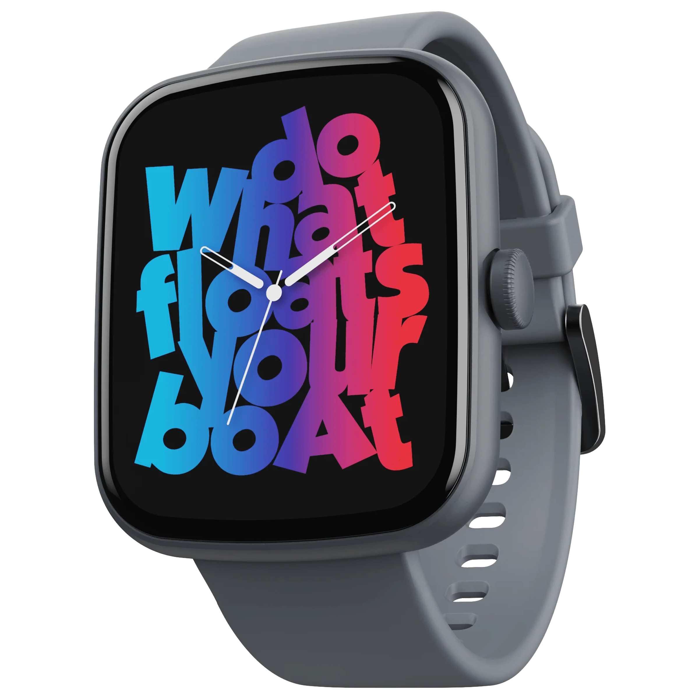 boAt Wave Beat Call Smartwatch with Bluetooth Calling (43mm HD Curved Display, IP68 Water Resistant, Grey Strap)_1