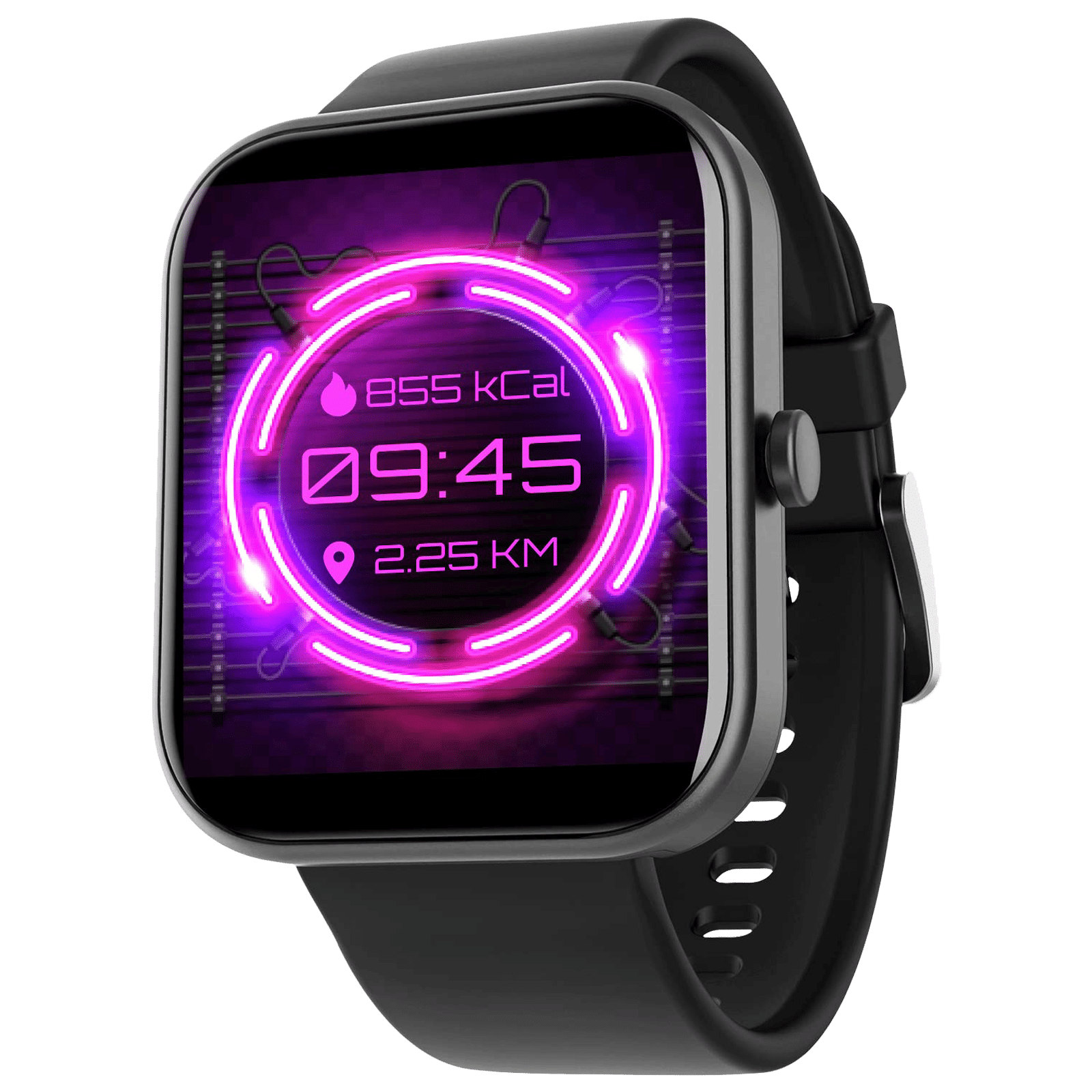 boAt Wave Electra Smartwatch with Bluetooth Calling (46mm HD Curved Display, IP68 Water Resistant, Charcoal Black Strap) boAt Wave Electra Smartwatch with Bluetooth Calling (46mm HD Curved Display, IP68 Water Resistant, Charcoal Black Strap)_1